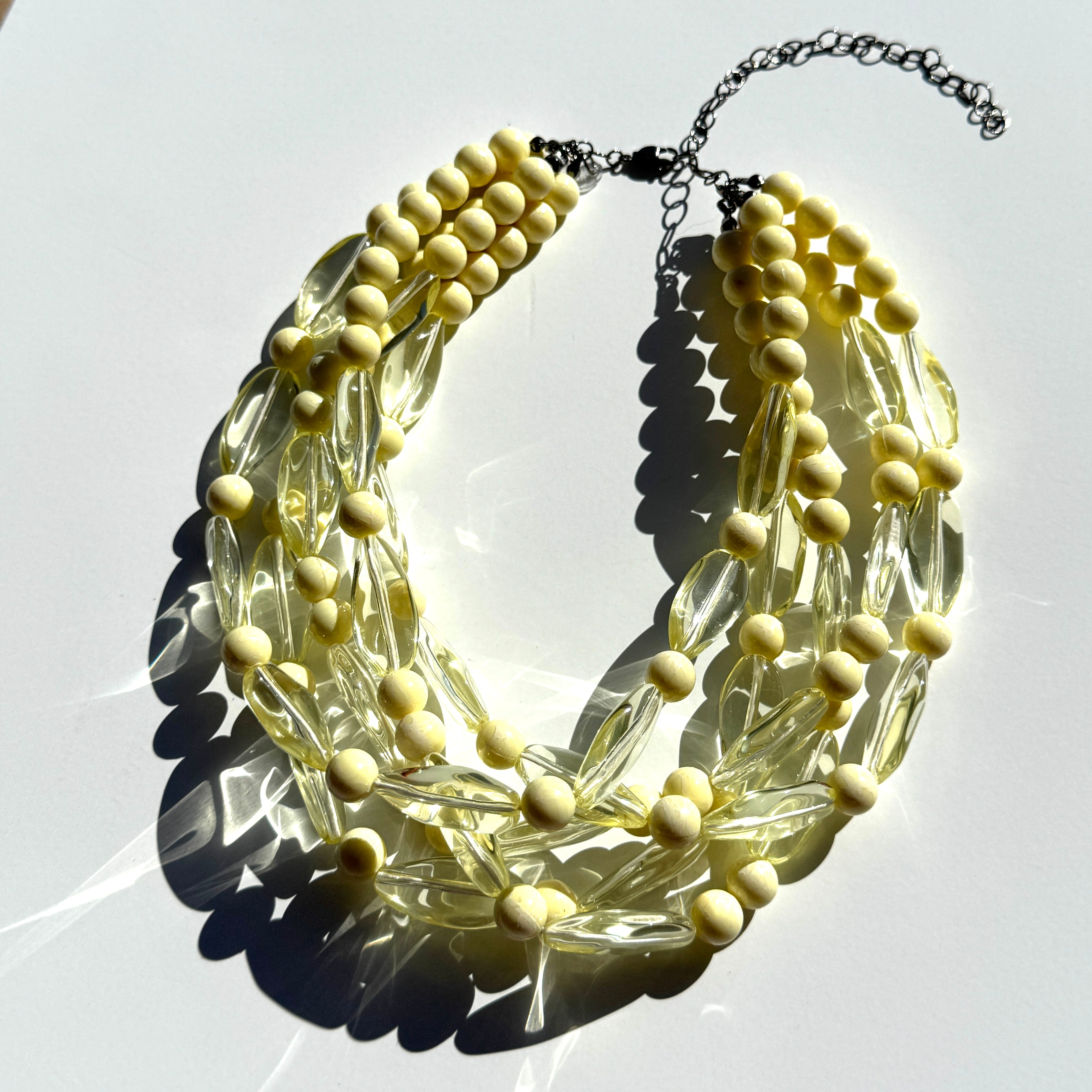 Lemon Opaline Sylvie Necklace