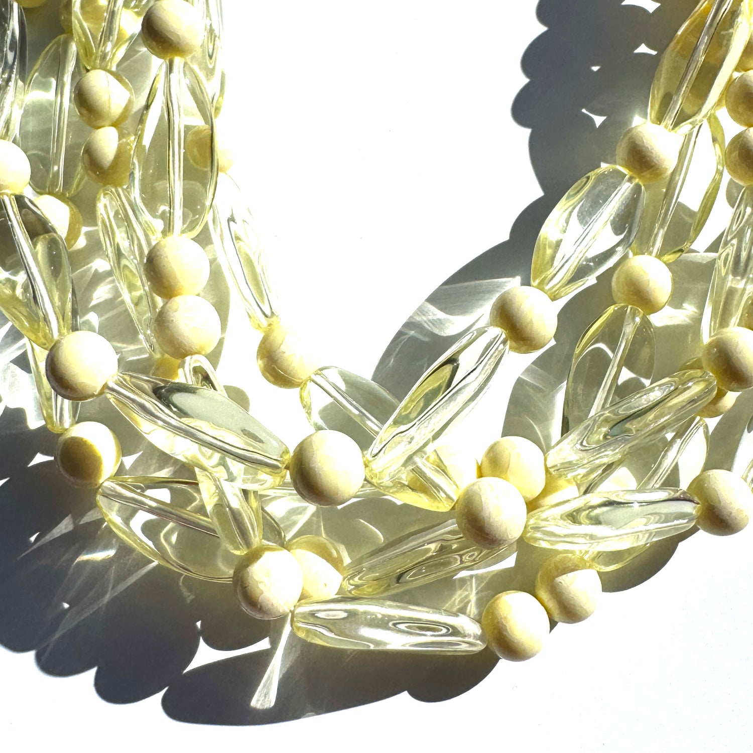 Lemon Opaline Sylvie Necklace