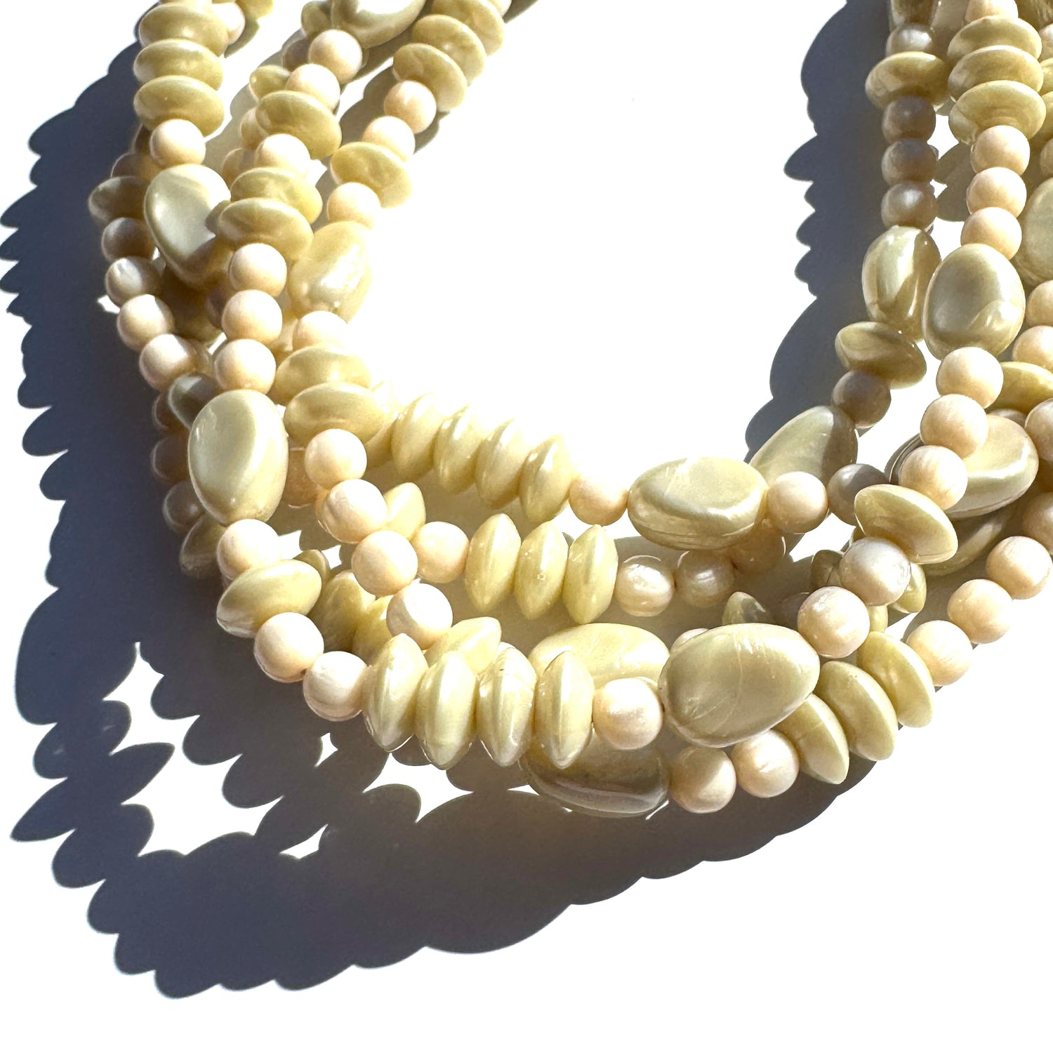Vanilla Cream Aura Glow Sylvie Necklace