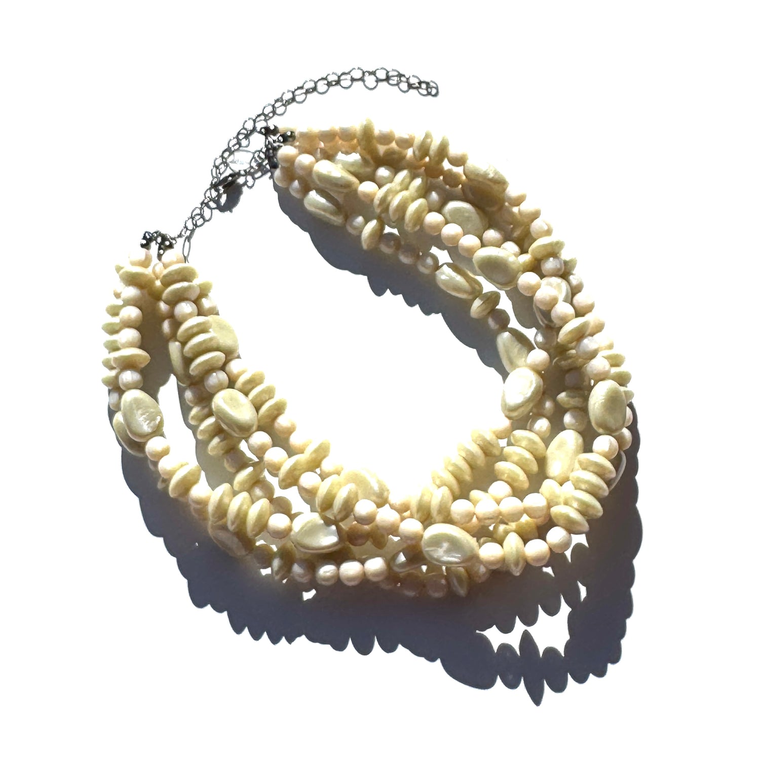 Vanilla Cream Aura Glow Sylvie Necklace