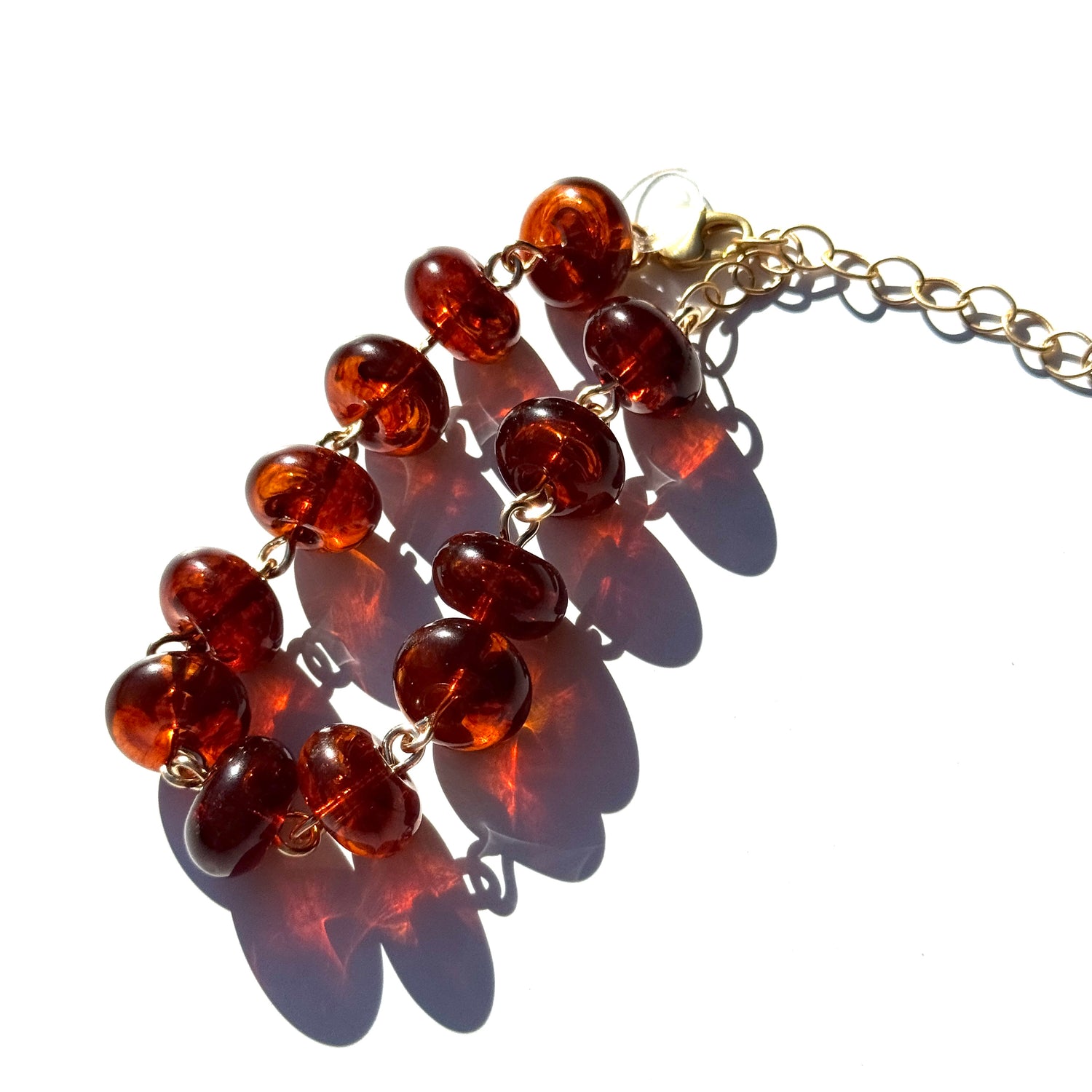 Tortoise Rondelle Betsy Bracelet