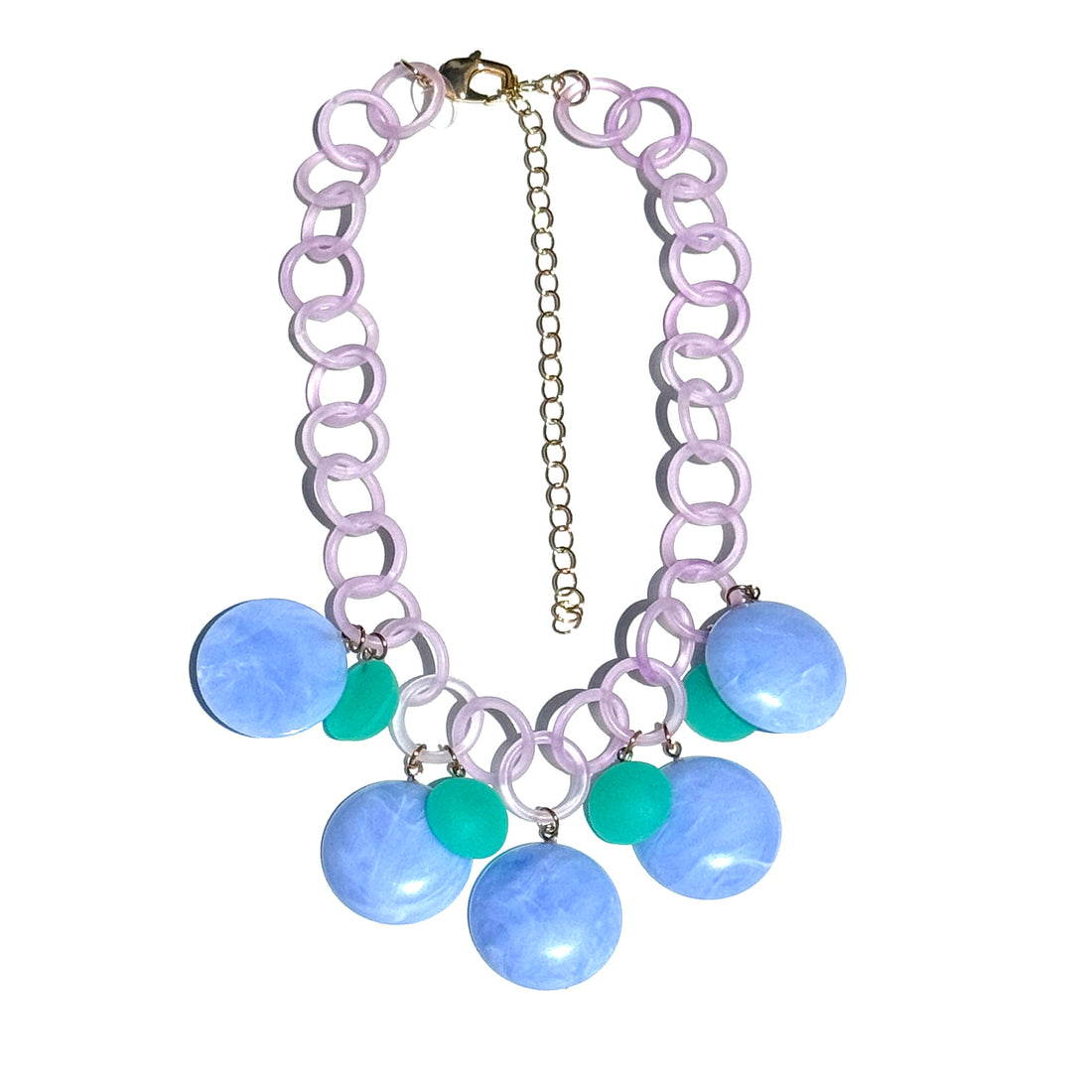 Periwinkle Taffy Clink Necklace