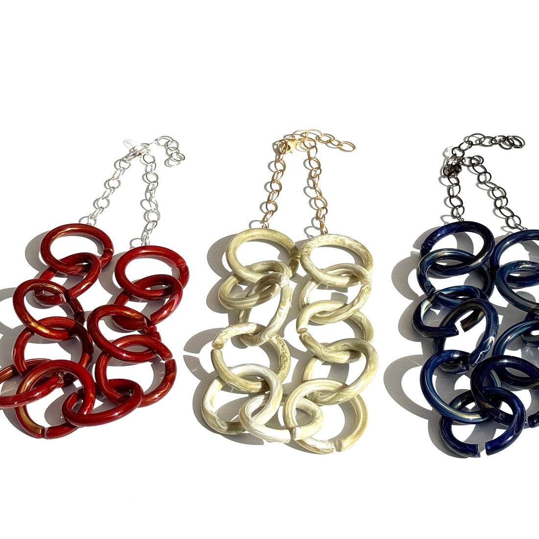 Marble Linked Luxe Chain Necklace