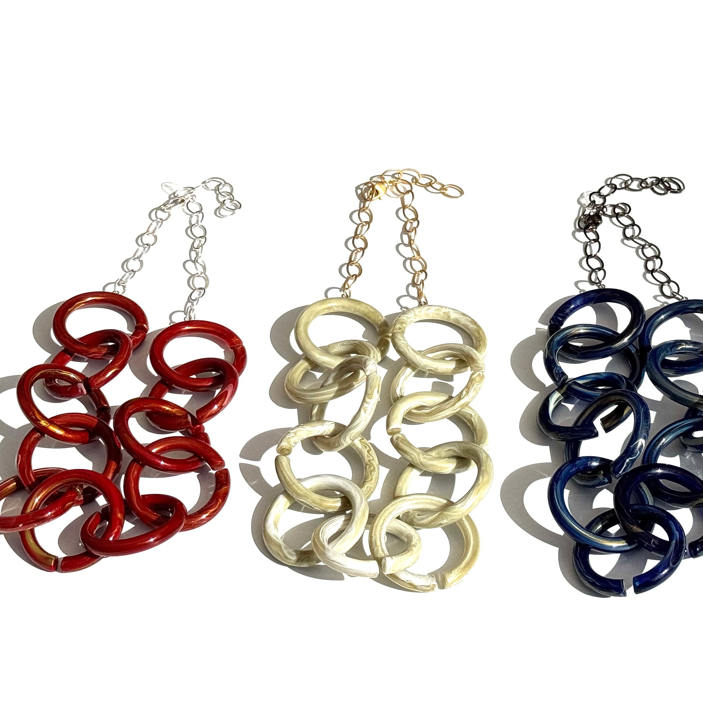 Marble Linked Luxe Chain Necklace