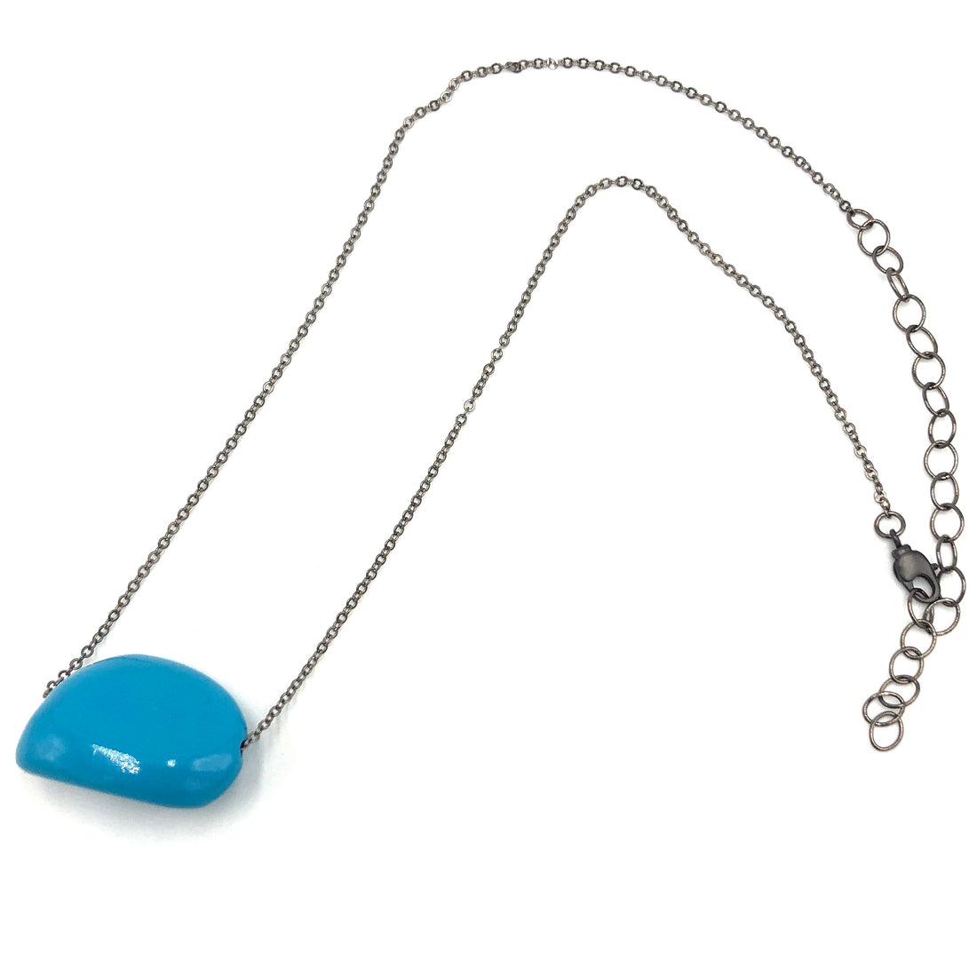 Turquoise Pebble Necklace