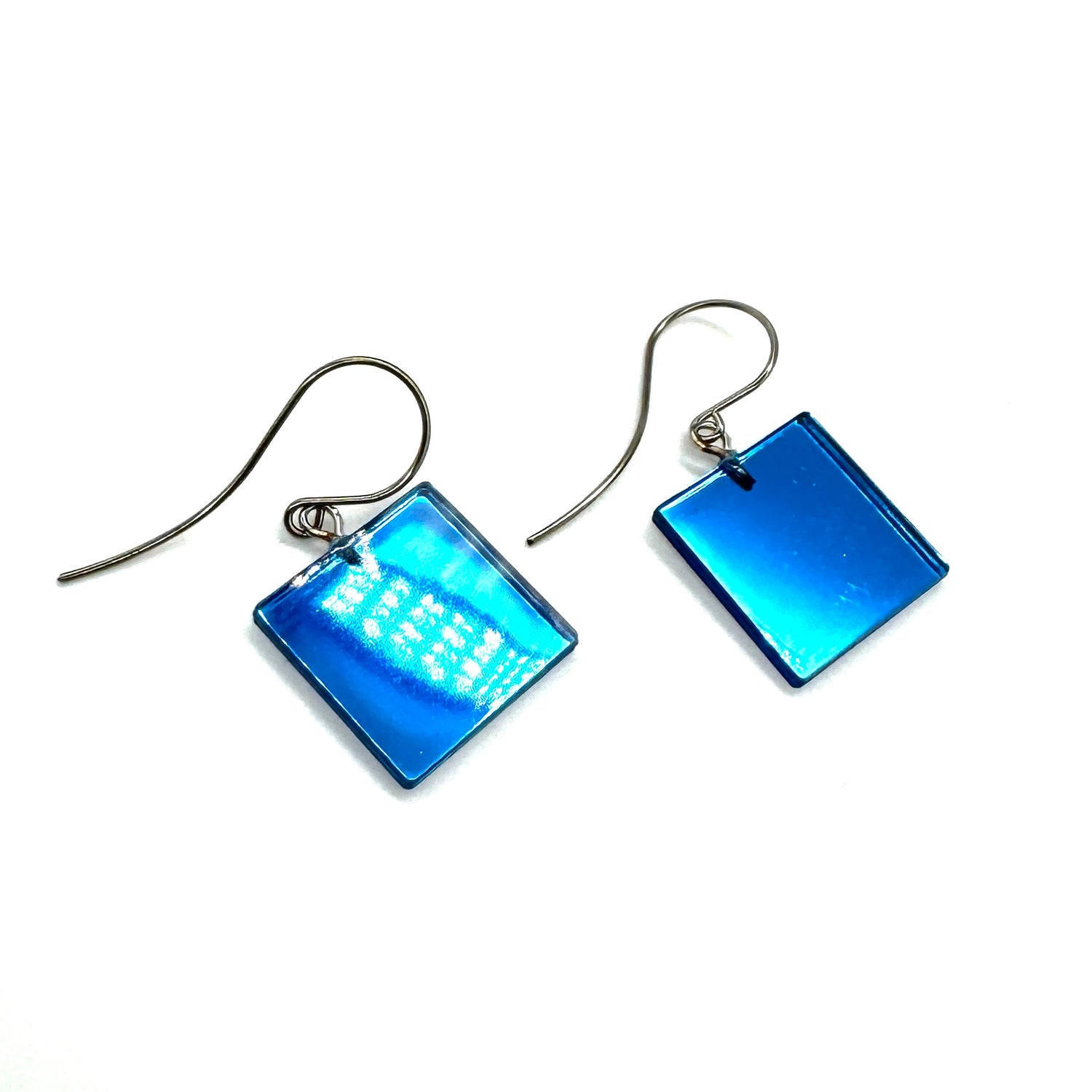 Mirror Square Drop Earrings *DOORBUSTER!*