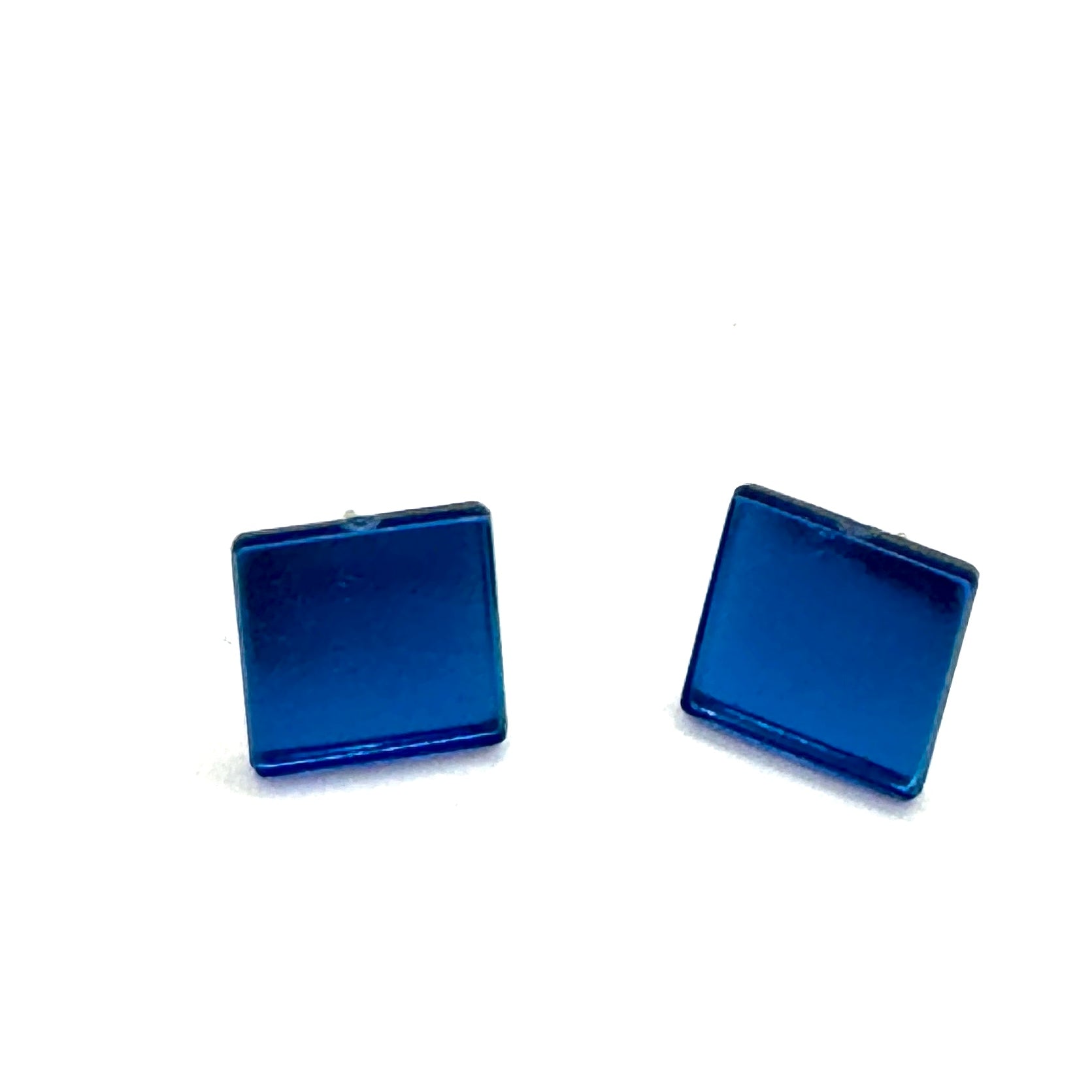 Mirror Mini Square Stud Earrings *DOORBUSTER!*