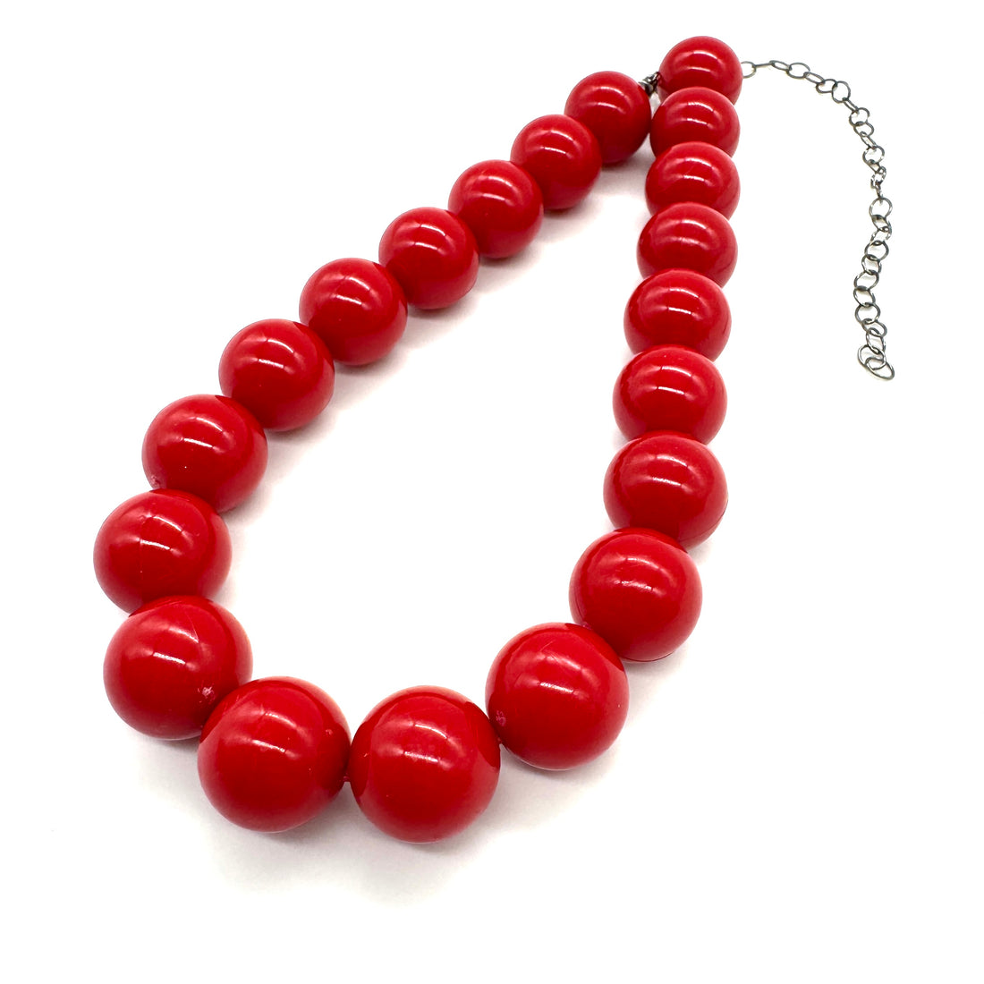 Chunky Cherry Red Marco Necklace