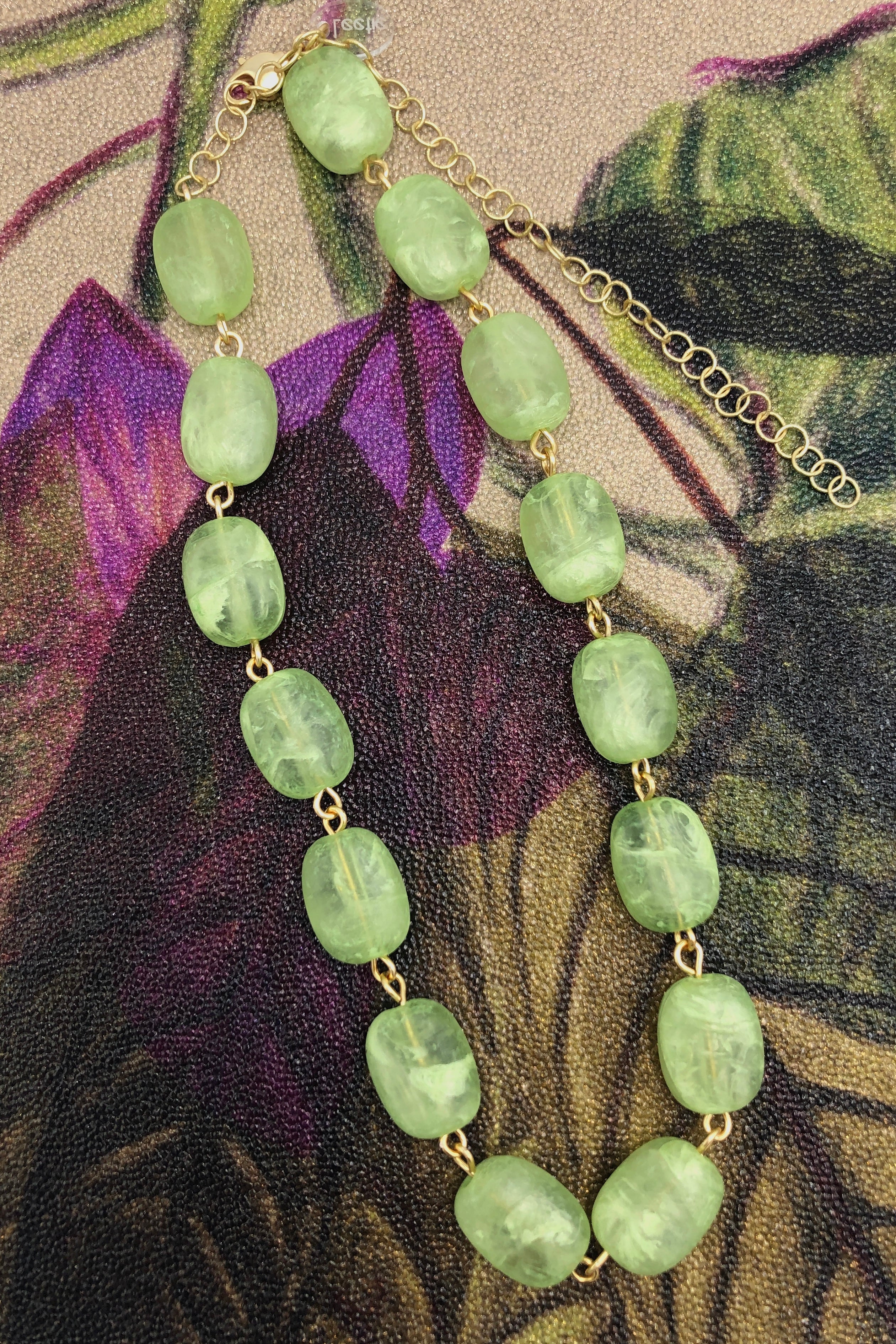 Green Opal Amelia Necklace