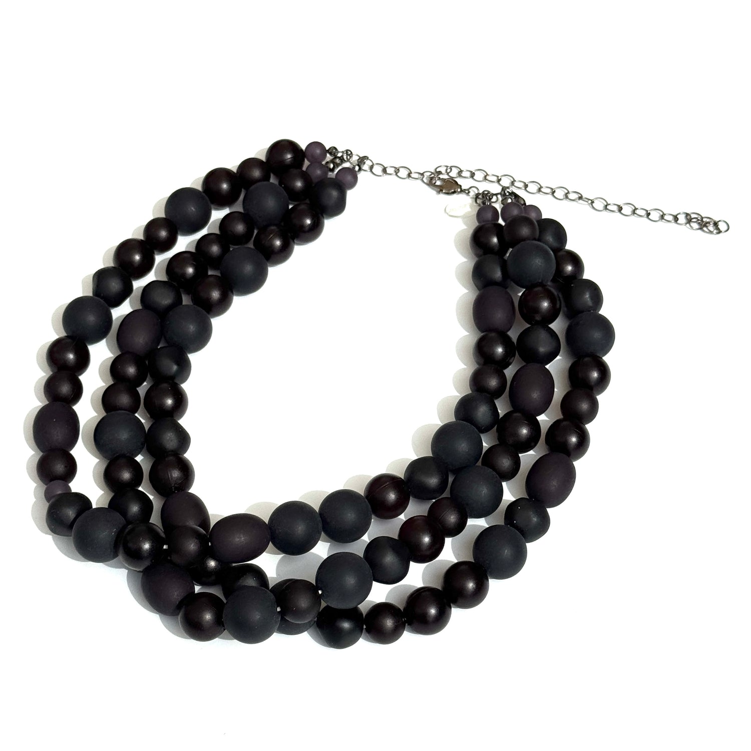 Velvet Noir Matte Morgan Necklace