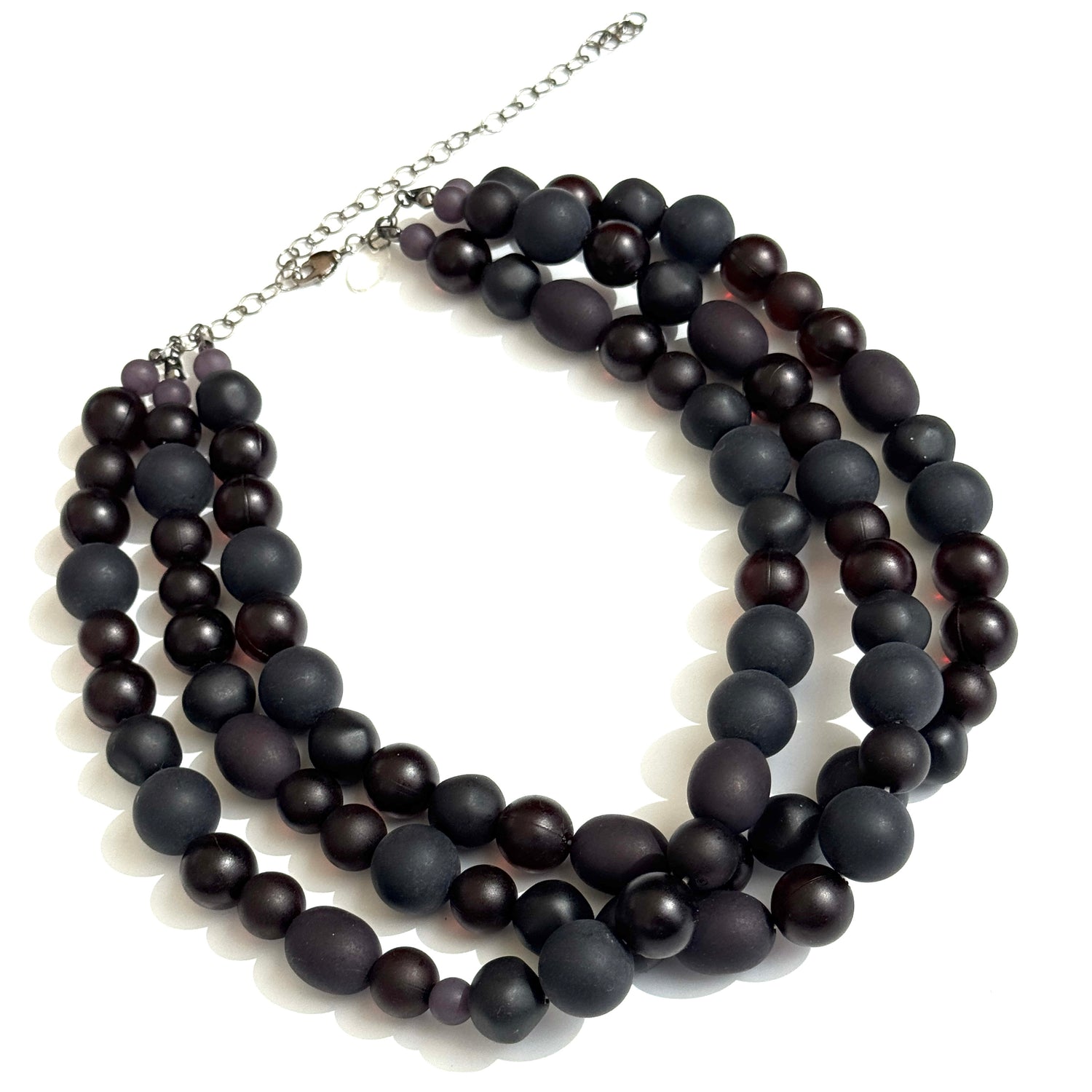 Velvet Noir Matte Morgan Necklace