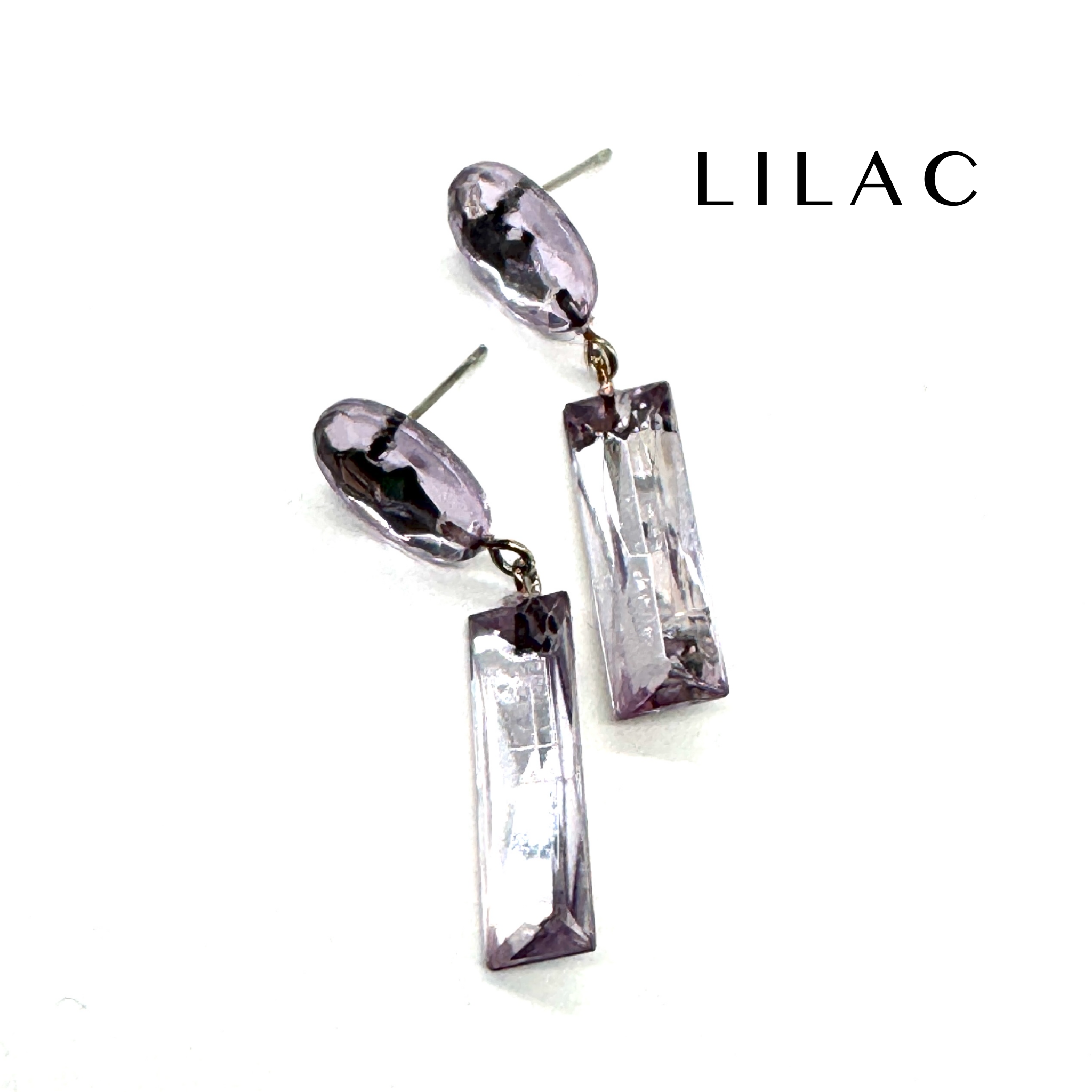 Baguette Shine On Earrings