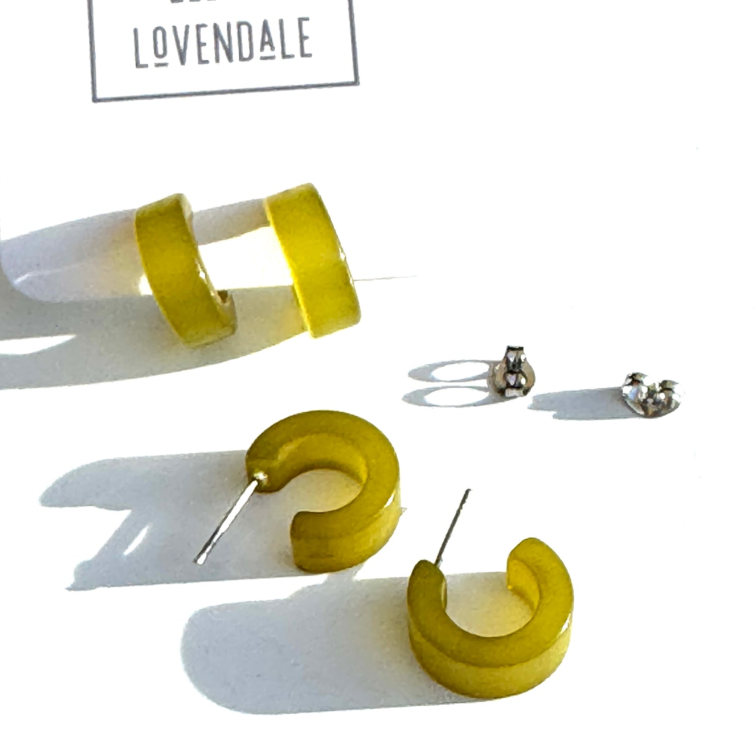 Moonglow Mini Hugger Hoop Earrings