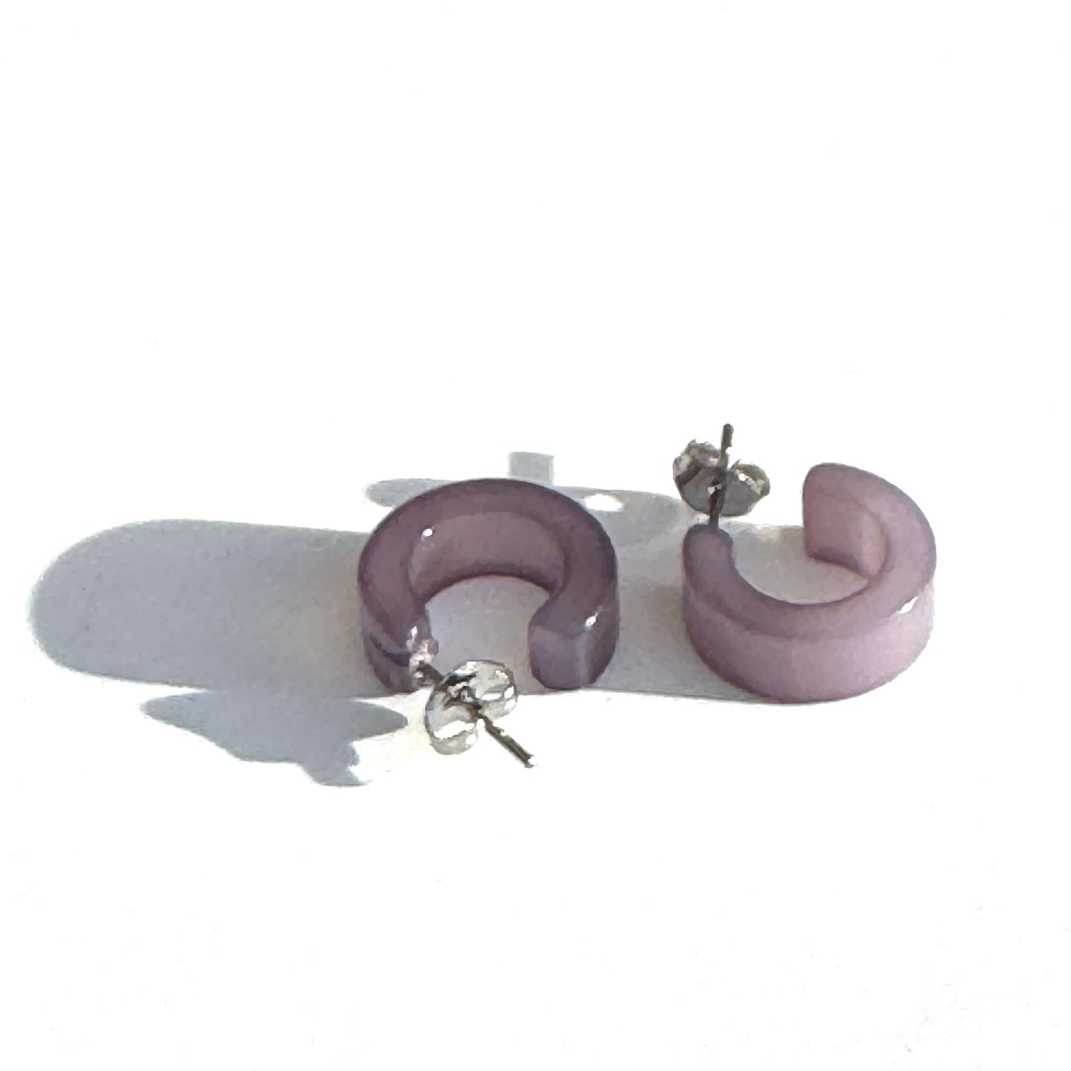 Moonglow Mini Hugger Hoop Earrings