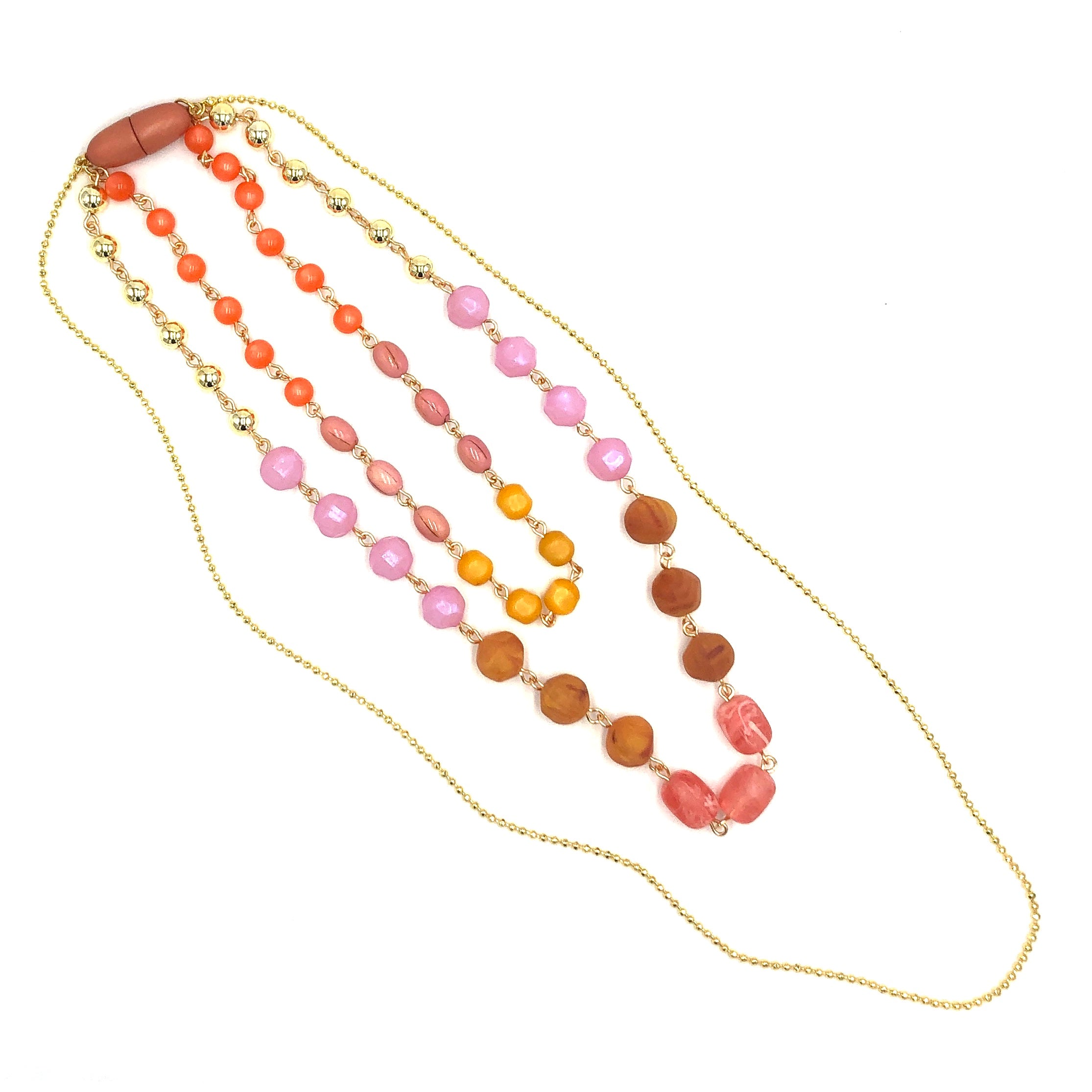 Trifecta Necklace - Citrus