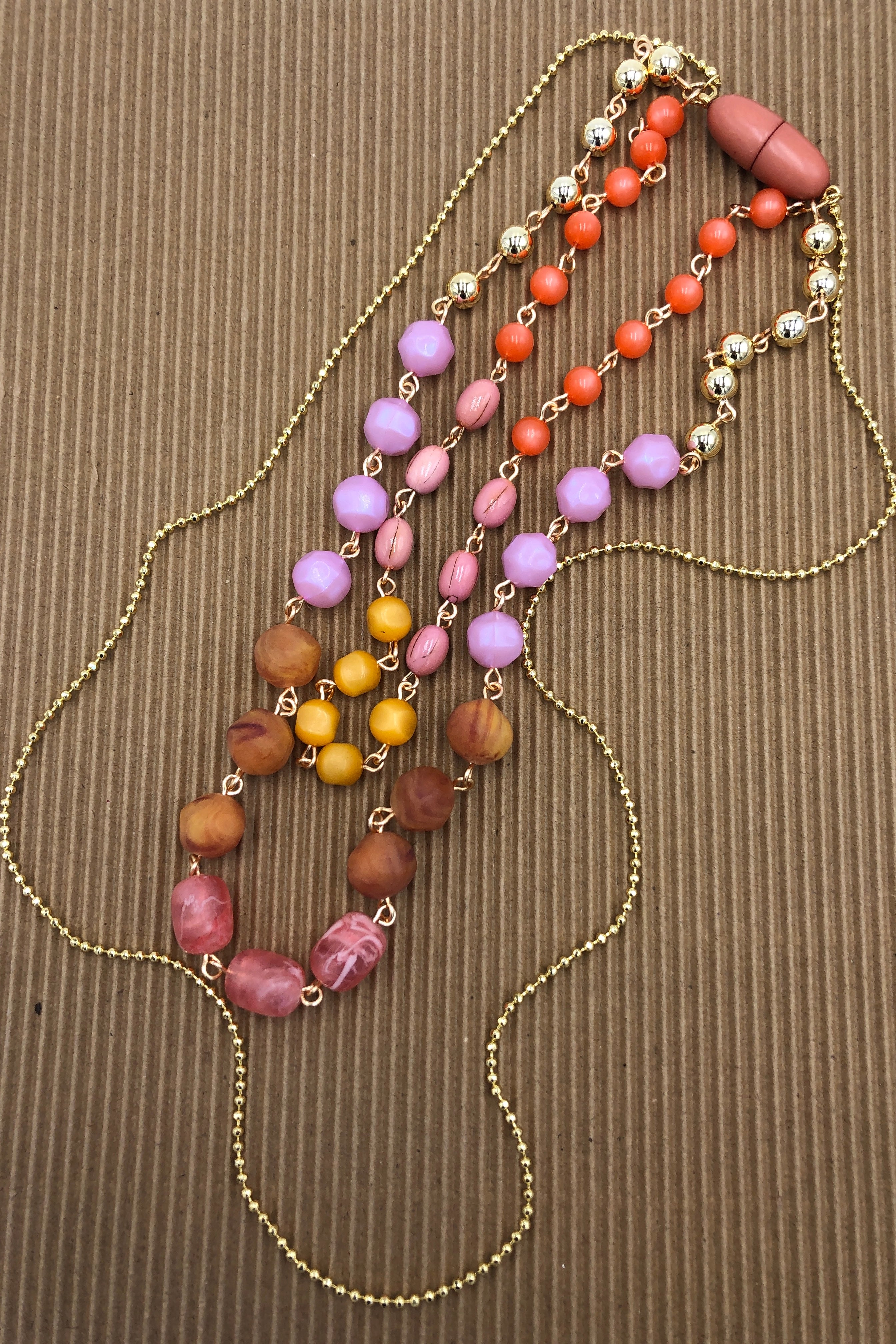 Trifecta Necklace - Citrus