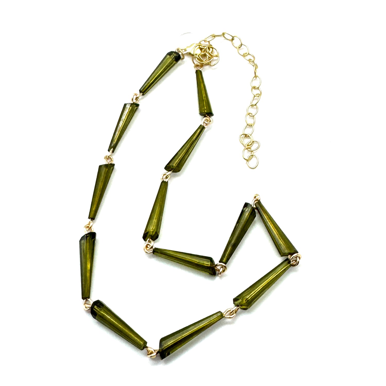 Tapered Prism Amelia Necklace