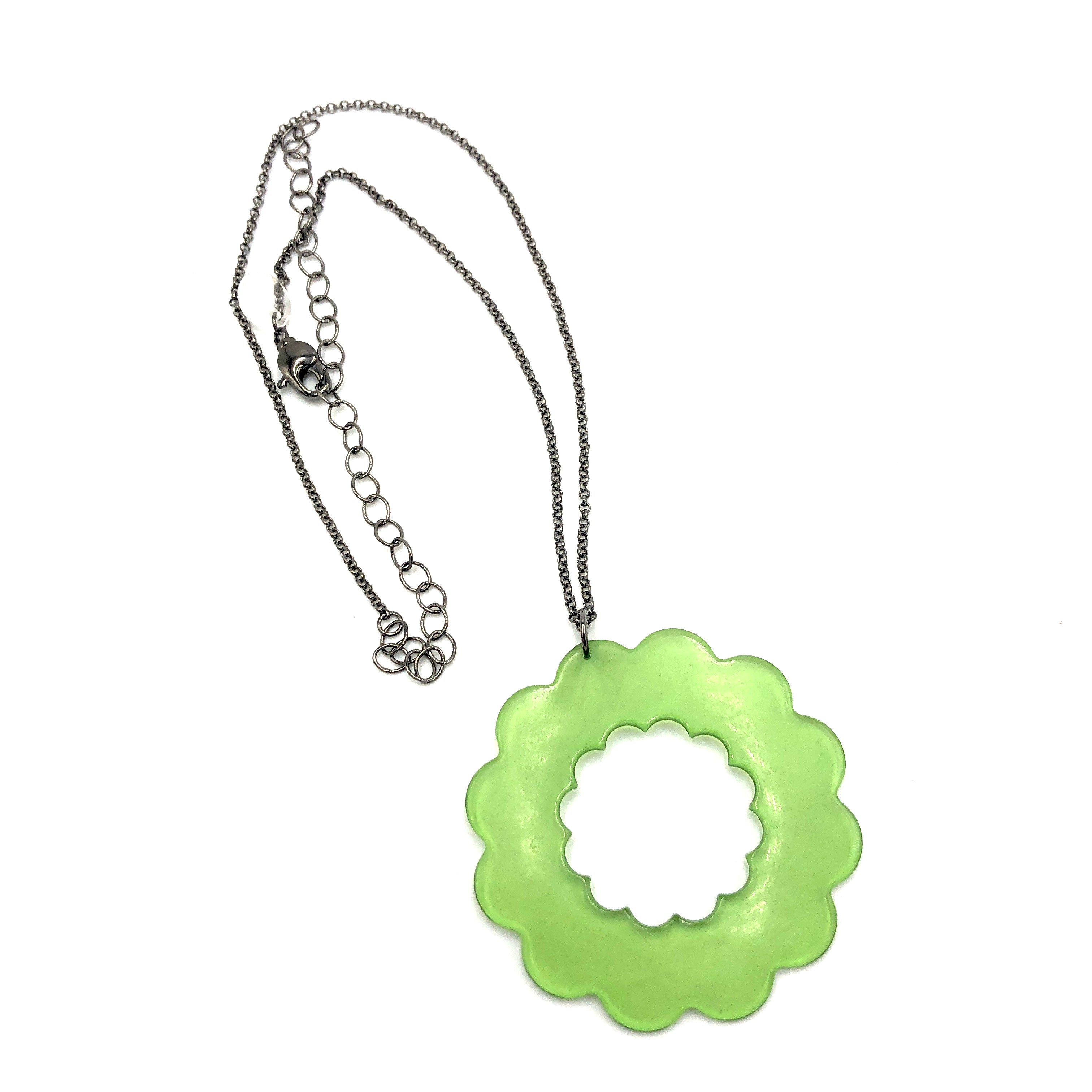 Sea Glass Green Florella Necklace
