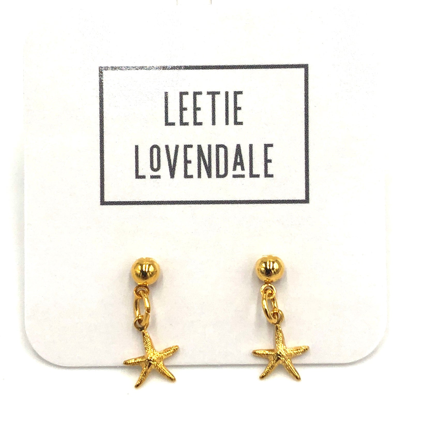 Starfish Drop Deadstock Earrings