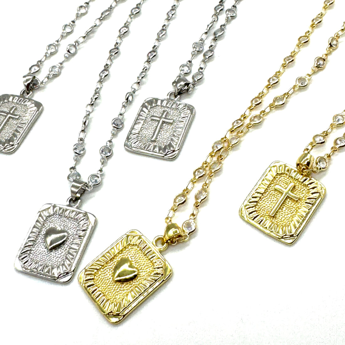 Sacred Spark Necklace - Channel Layering Necklace - 2 Sizes