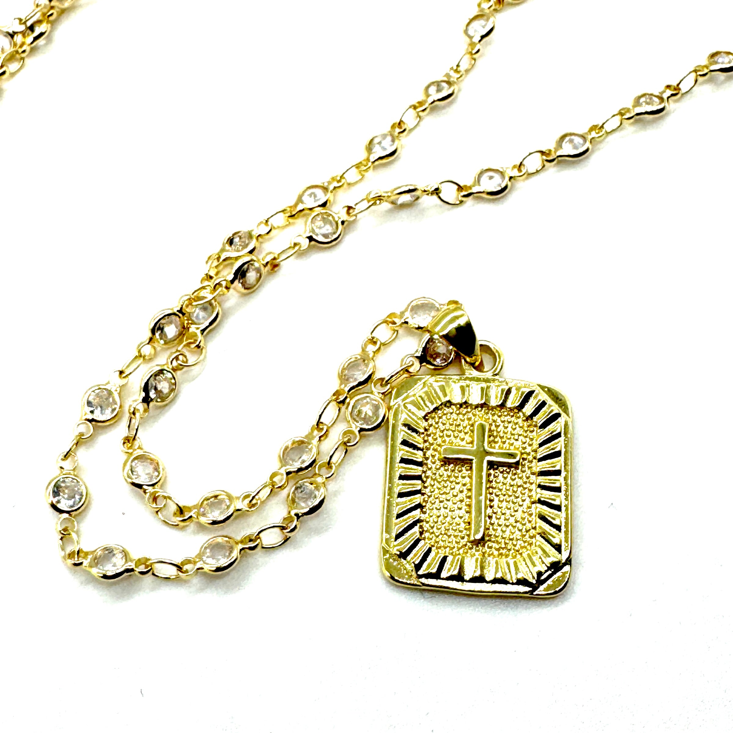 Sacred Spark Necklace - Channel Layering Necklace - 2 Sizes