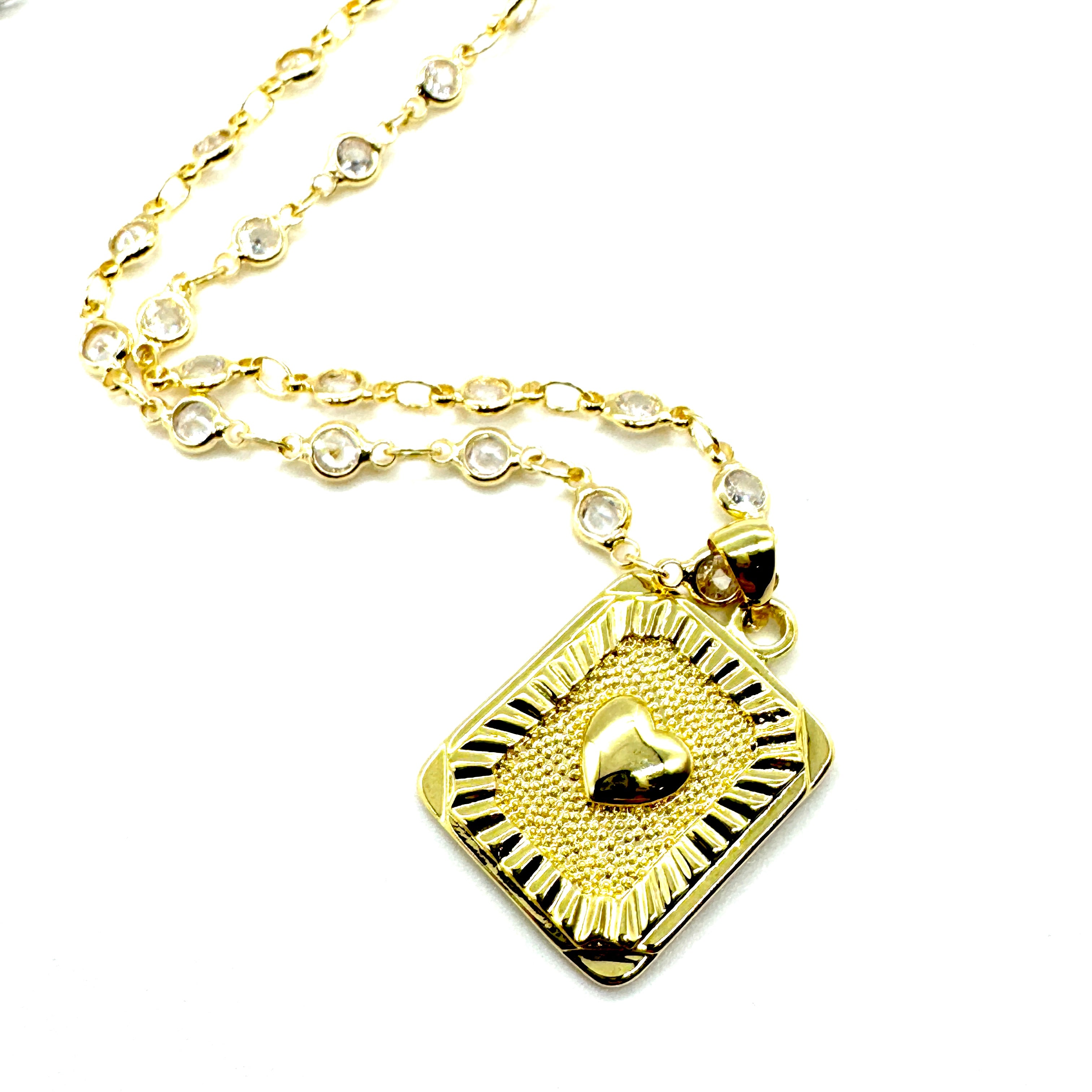 Sacred Spark Necklace - Channel Layering Necklace - 2 Sizes