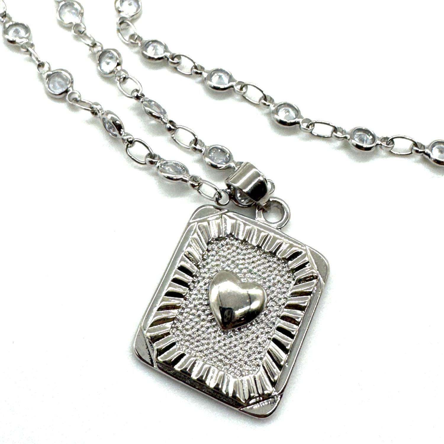 Sacred Spark Necklace - Channel Layering Necklace - 2 Sizes