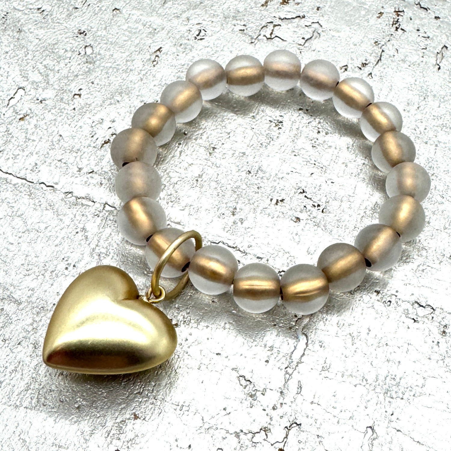 Love at First Sight Single Stretch Bracelet