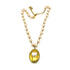Pearl necklace with a gold locket featuring a heart pendant on a white background