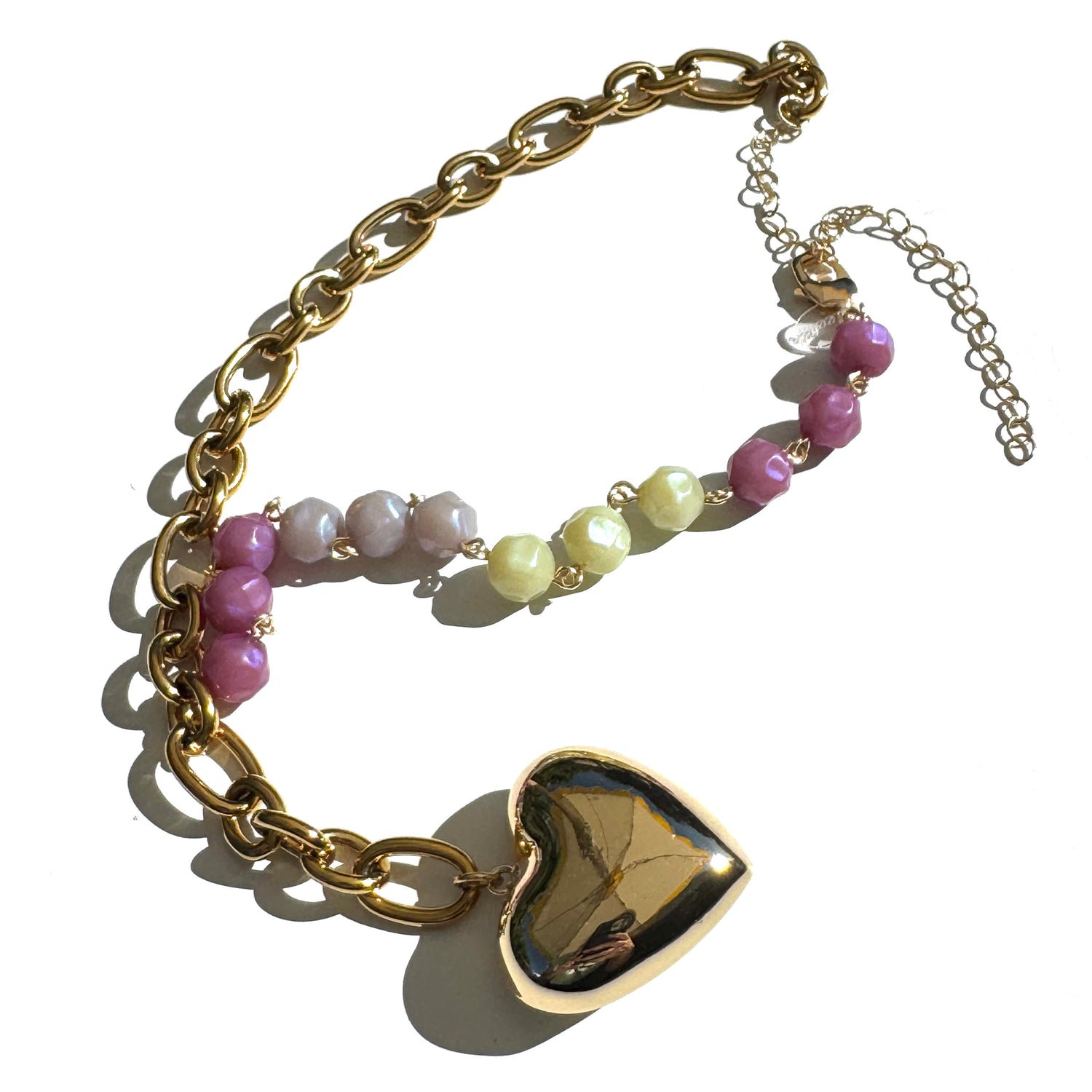 Half a Heart Y Necklace