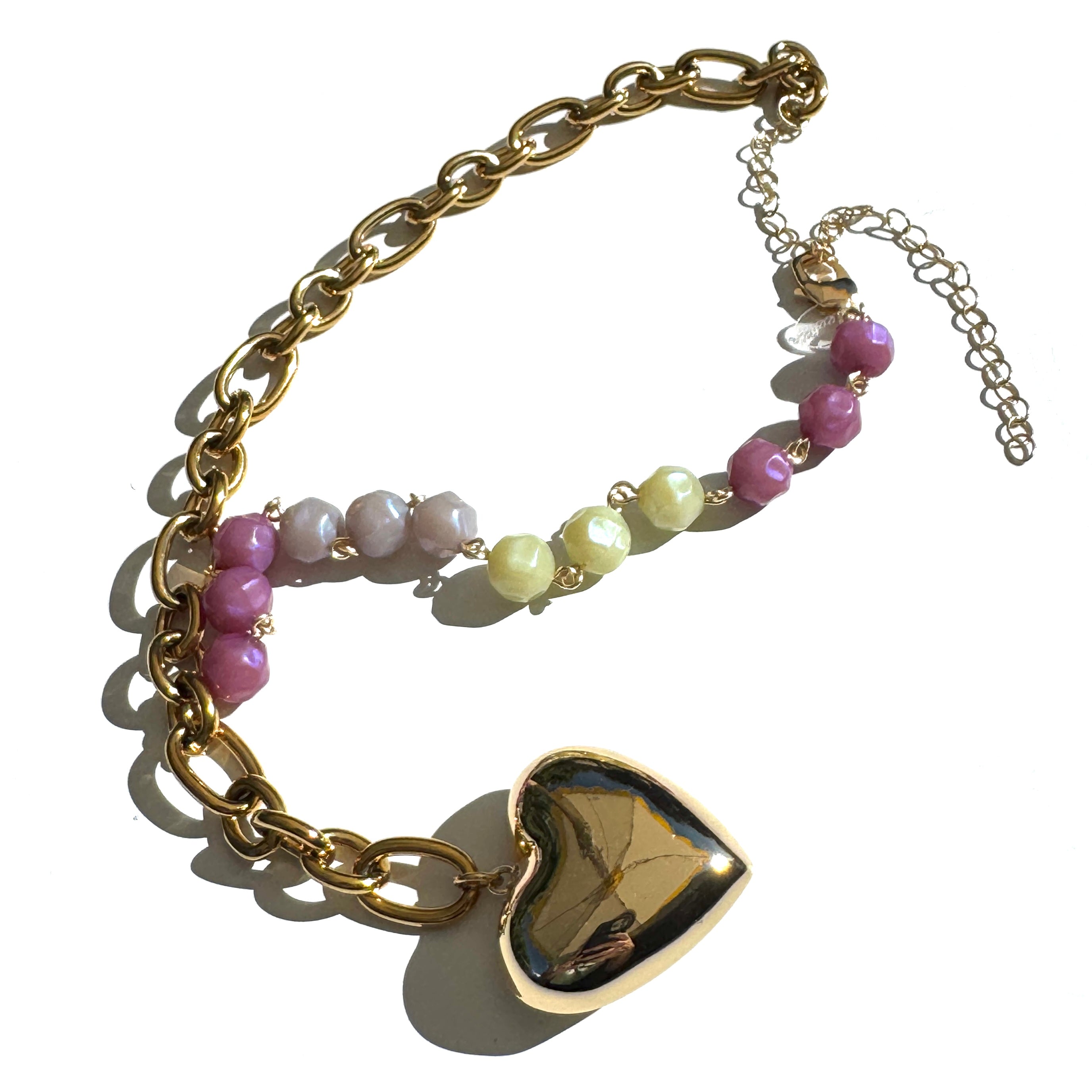 Half a Heart Y Necklace