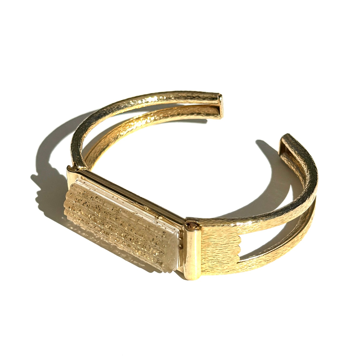 Glitterati Hinged Cuff Bracelet - AS IS