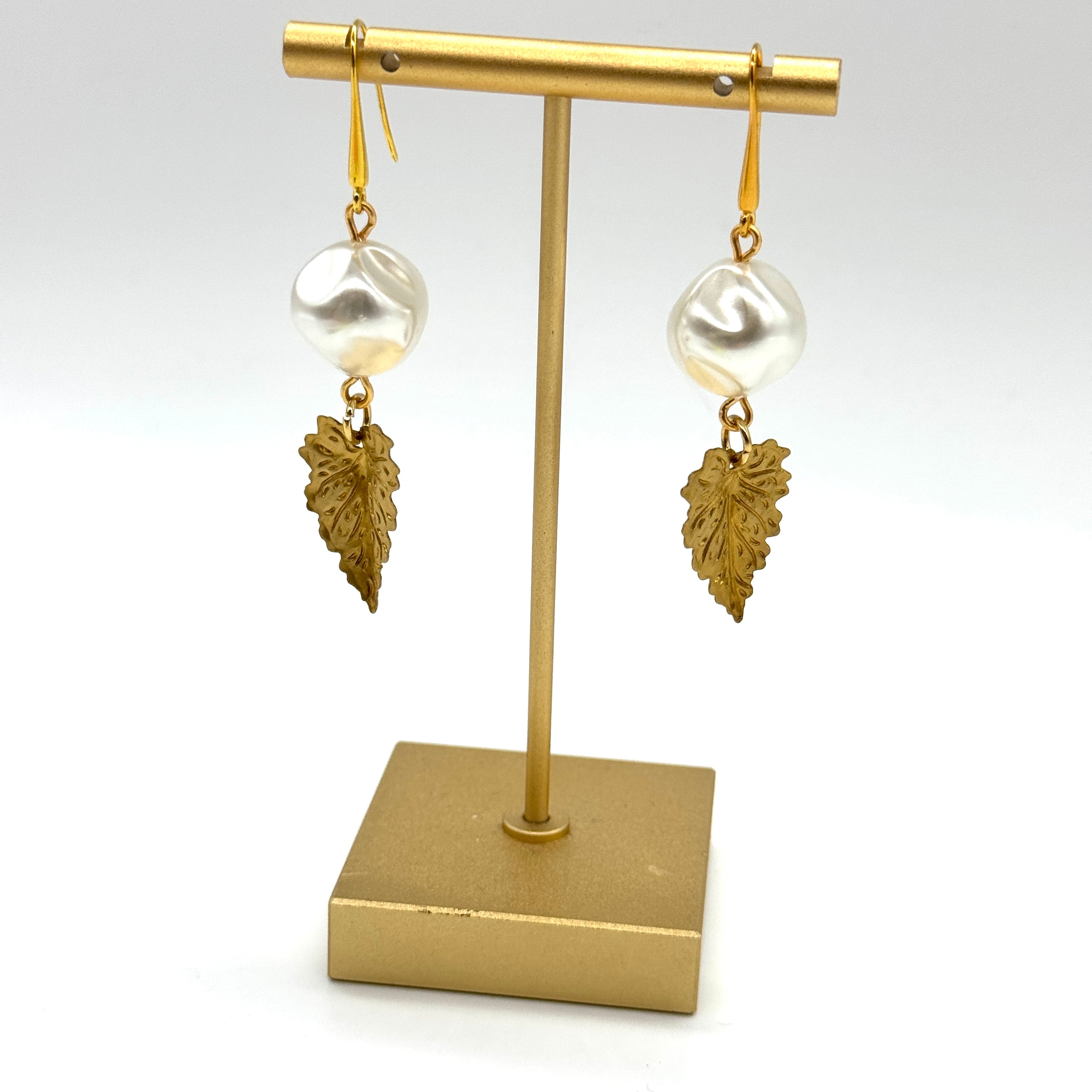 Golden Legacy Leaf Earrings