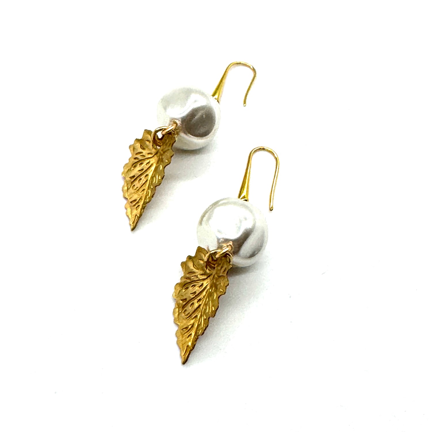 Golden Legacy Leaf Earrings