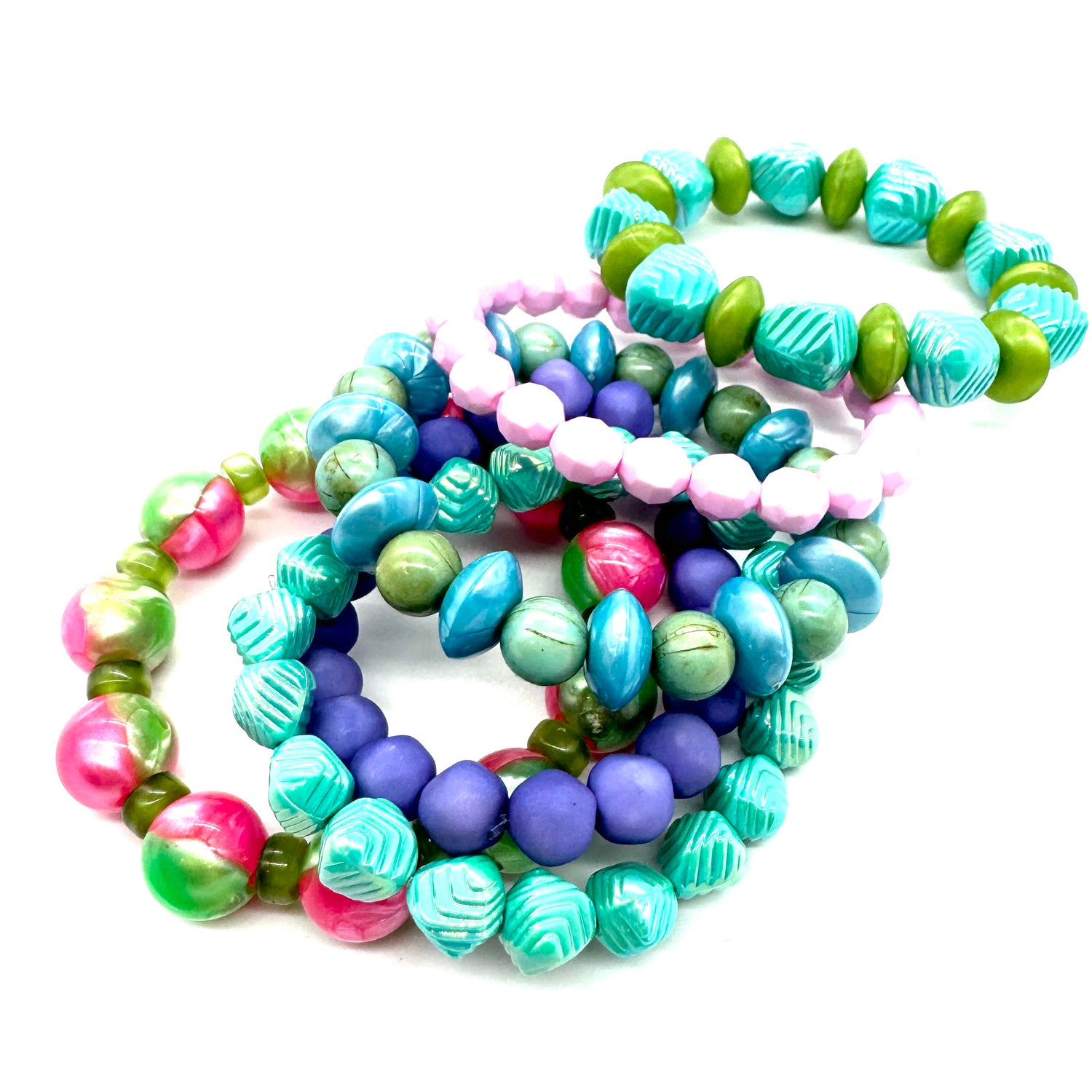 Jewel Brights Stretch Bracelets Set