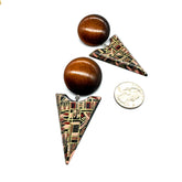 triangle earrings