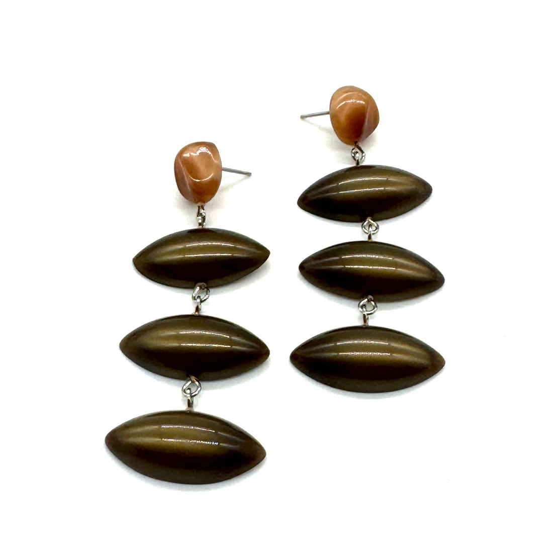 Cocoa Cascade Moonglow Earrings