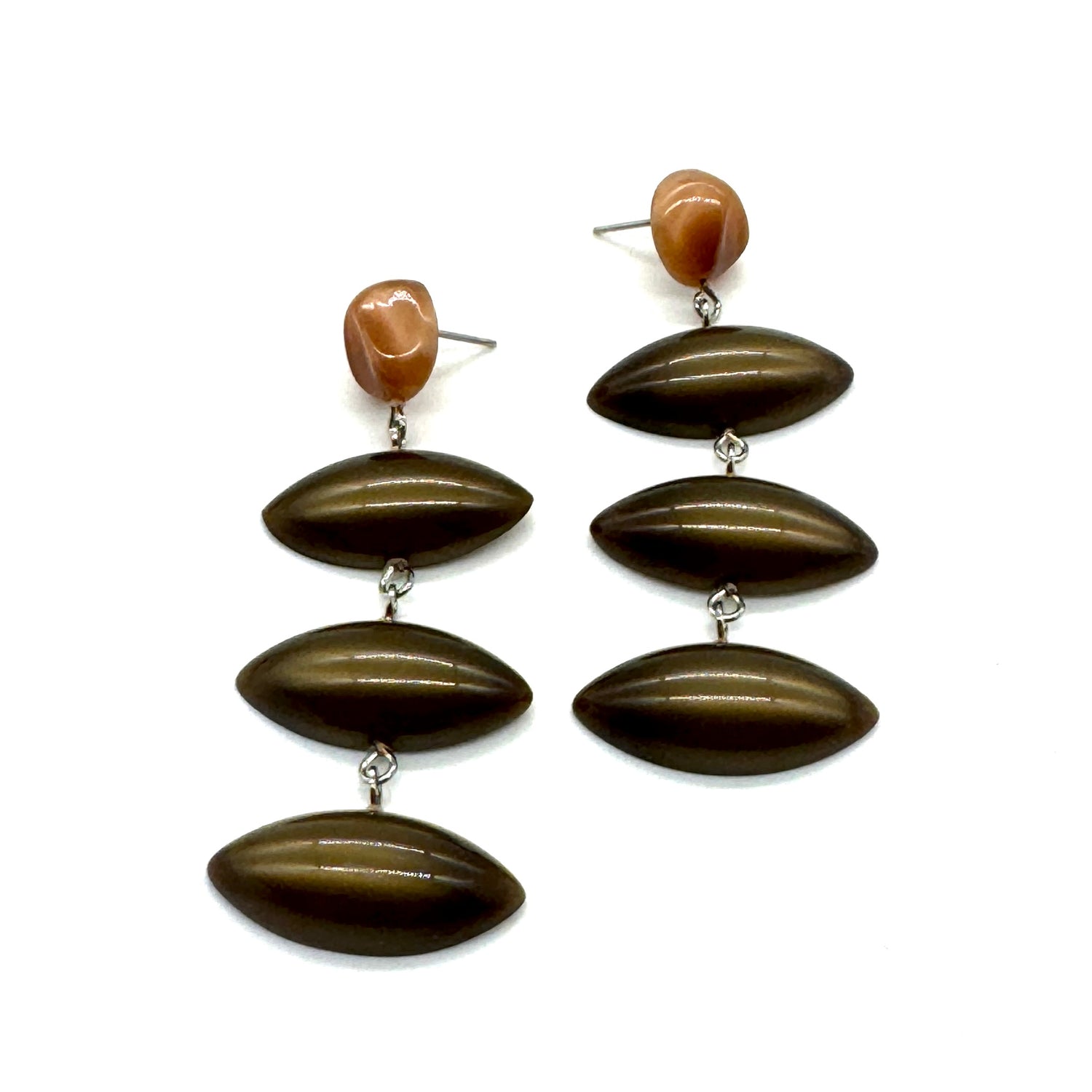 Cocoa Cascade Moonglow Earrings