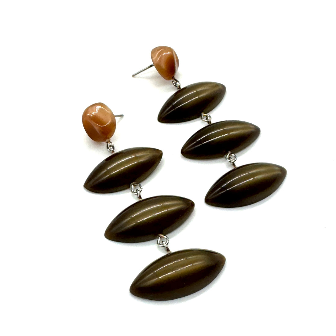 Cocoa Cascade Moonglow Earrings