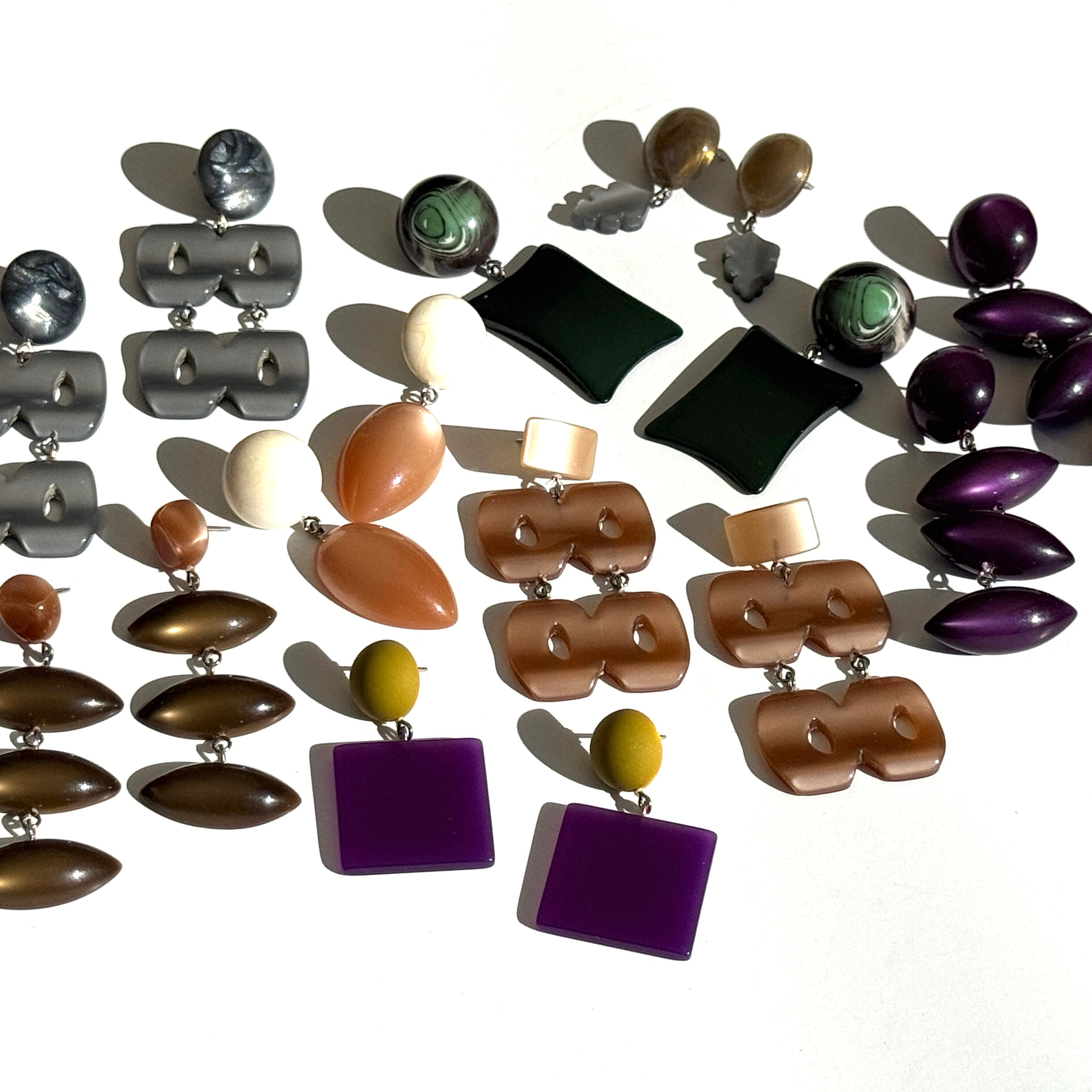 Olive &amp; Sand Moonglow Earrings