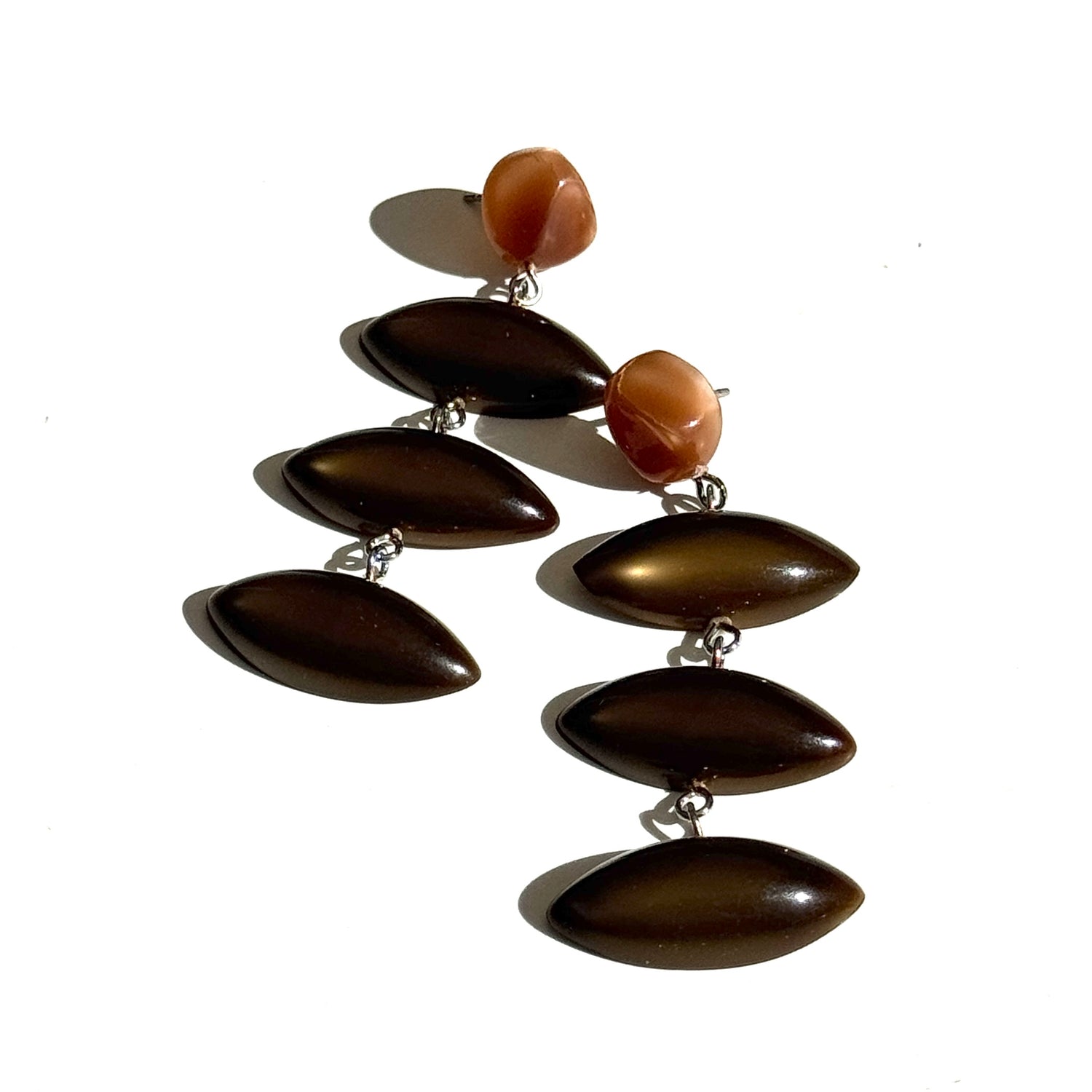 Cocoa Cascade Moonglow Earrings