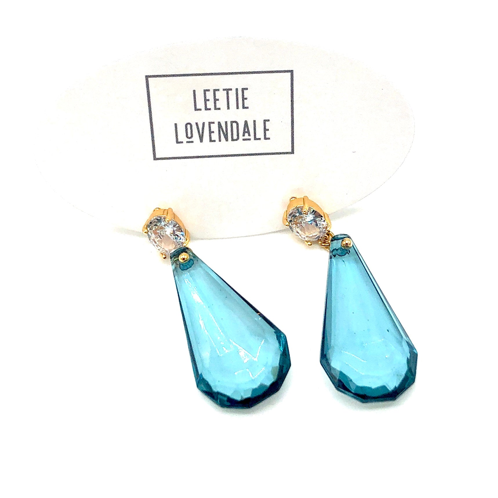 Vivid Jewel Drop Earrings
