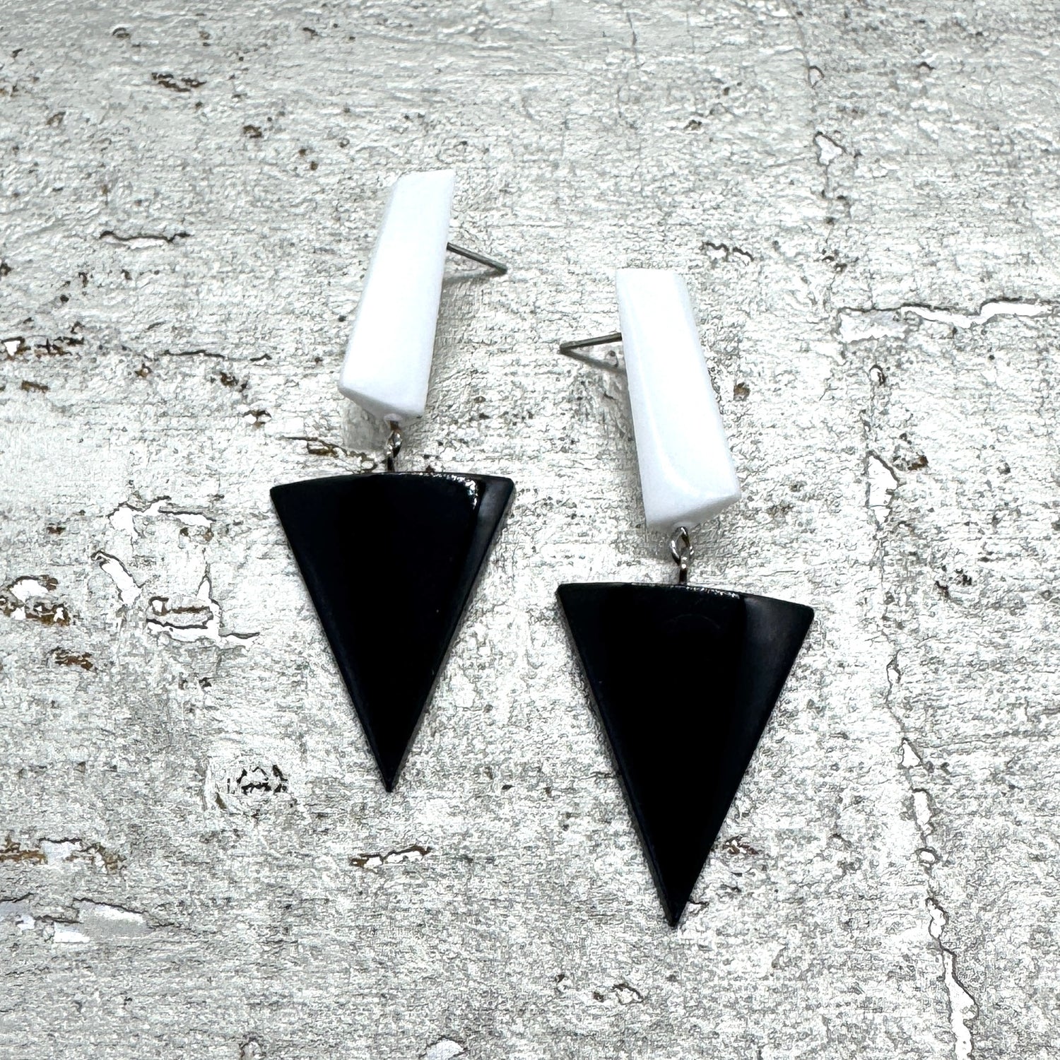 triangle earrings