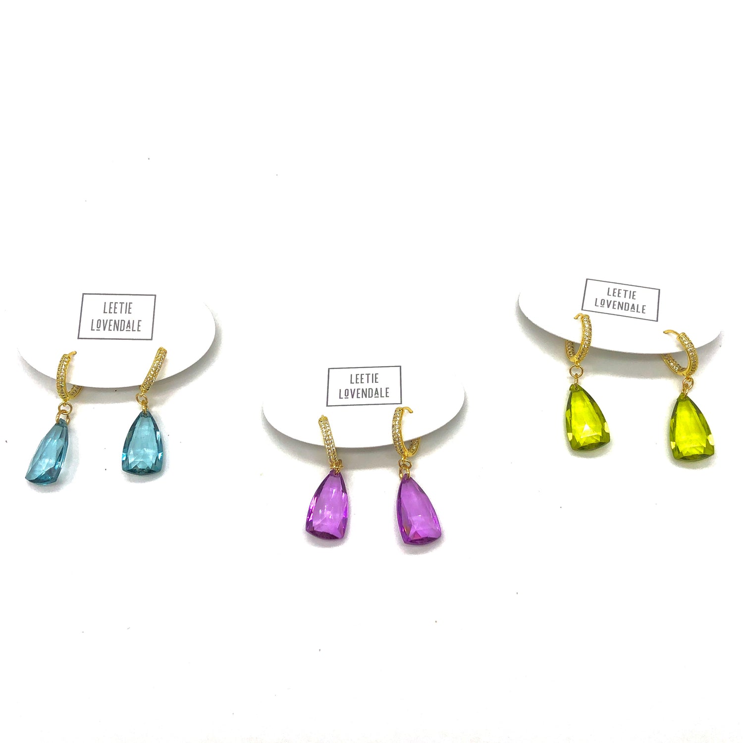 Prism Mirage Huggie Earrings