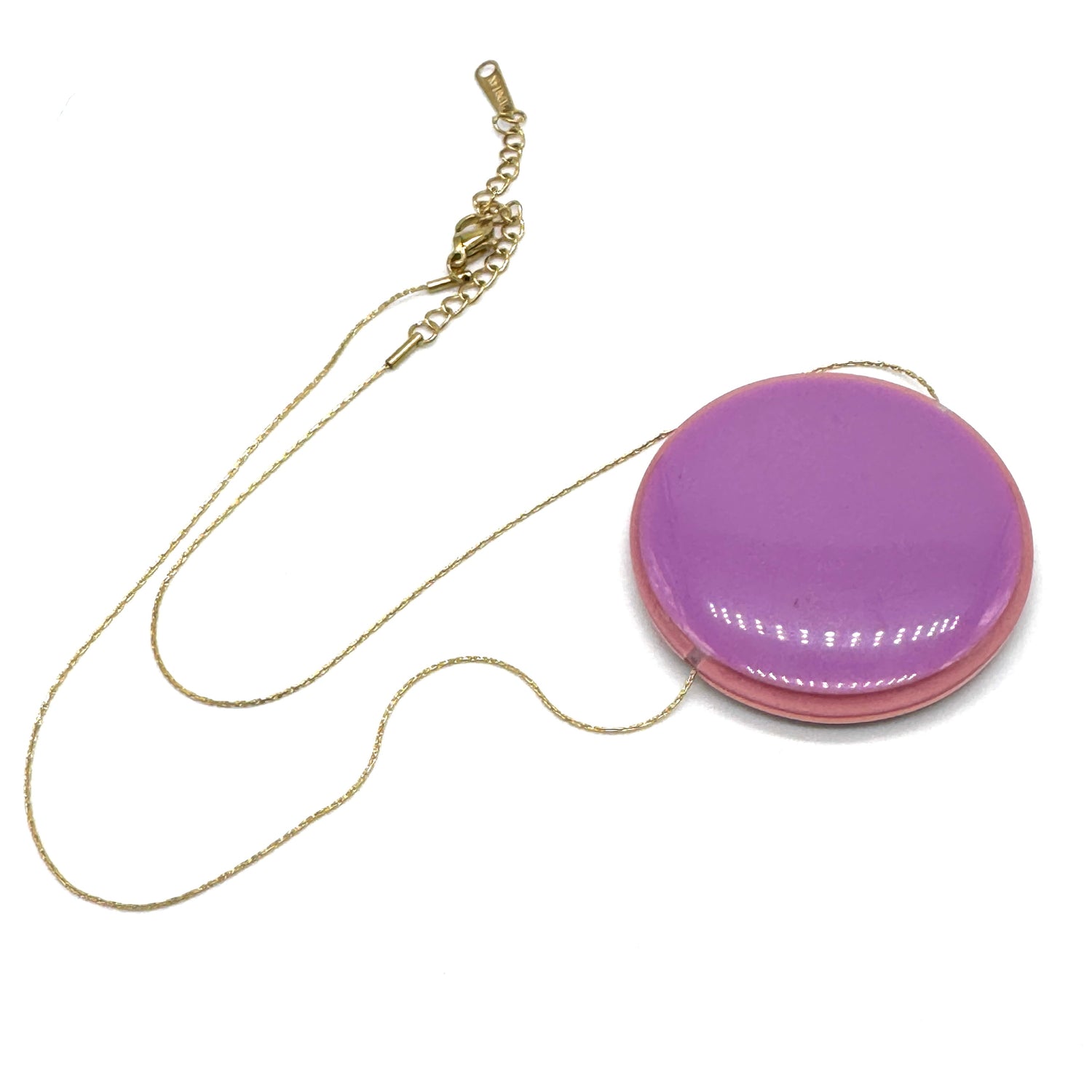Twin Tone Reversible Slide Necklace