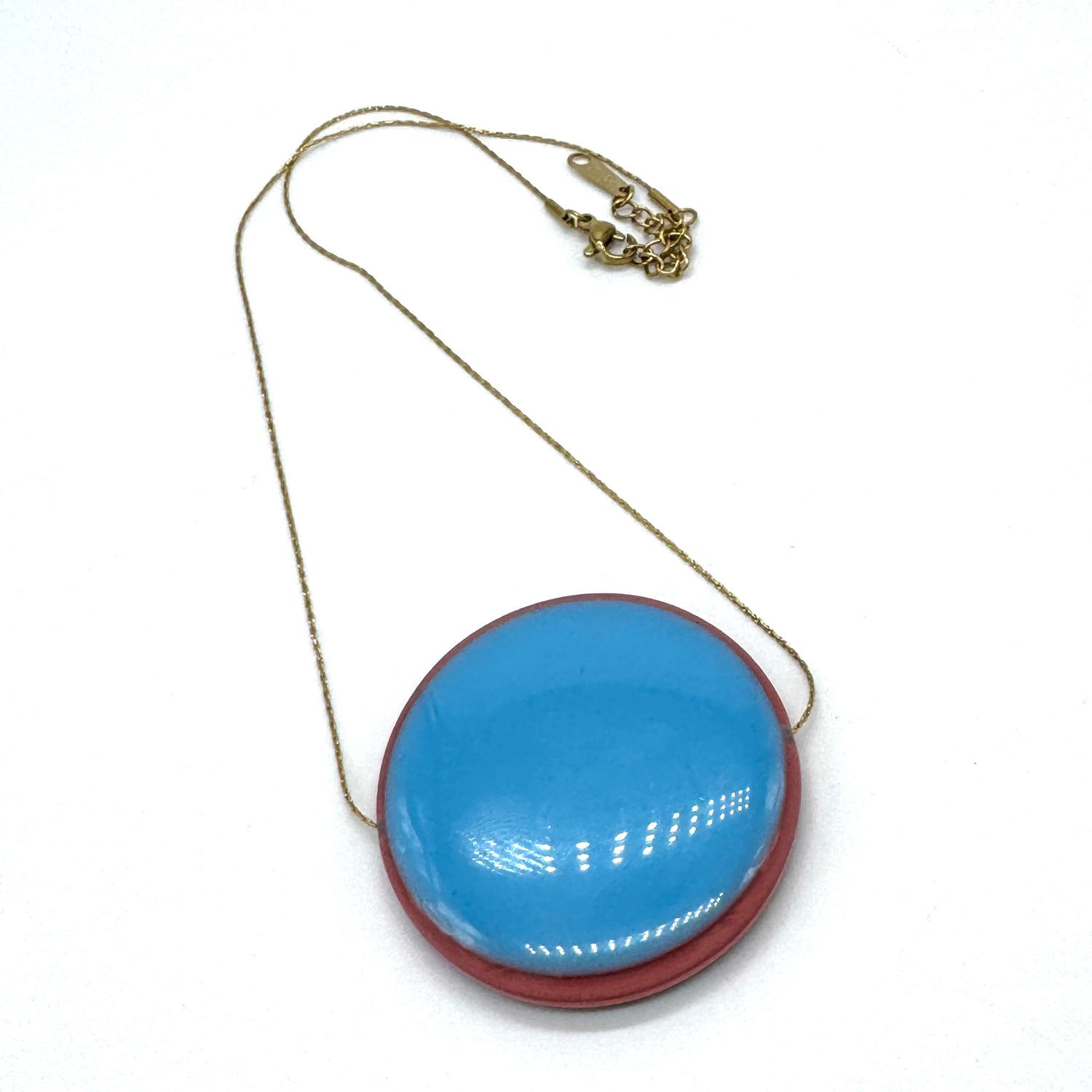 Twin Tone Reversible Slide Necklace