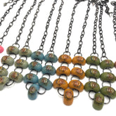 retro floral necklaces