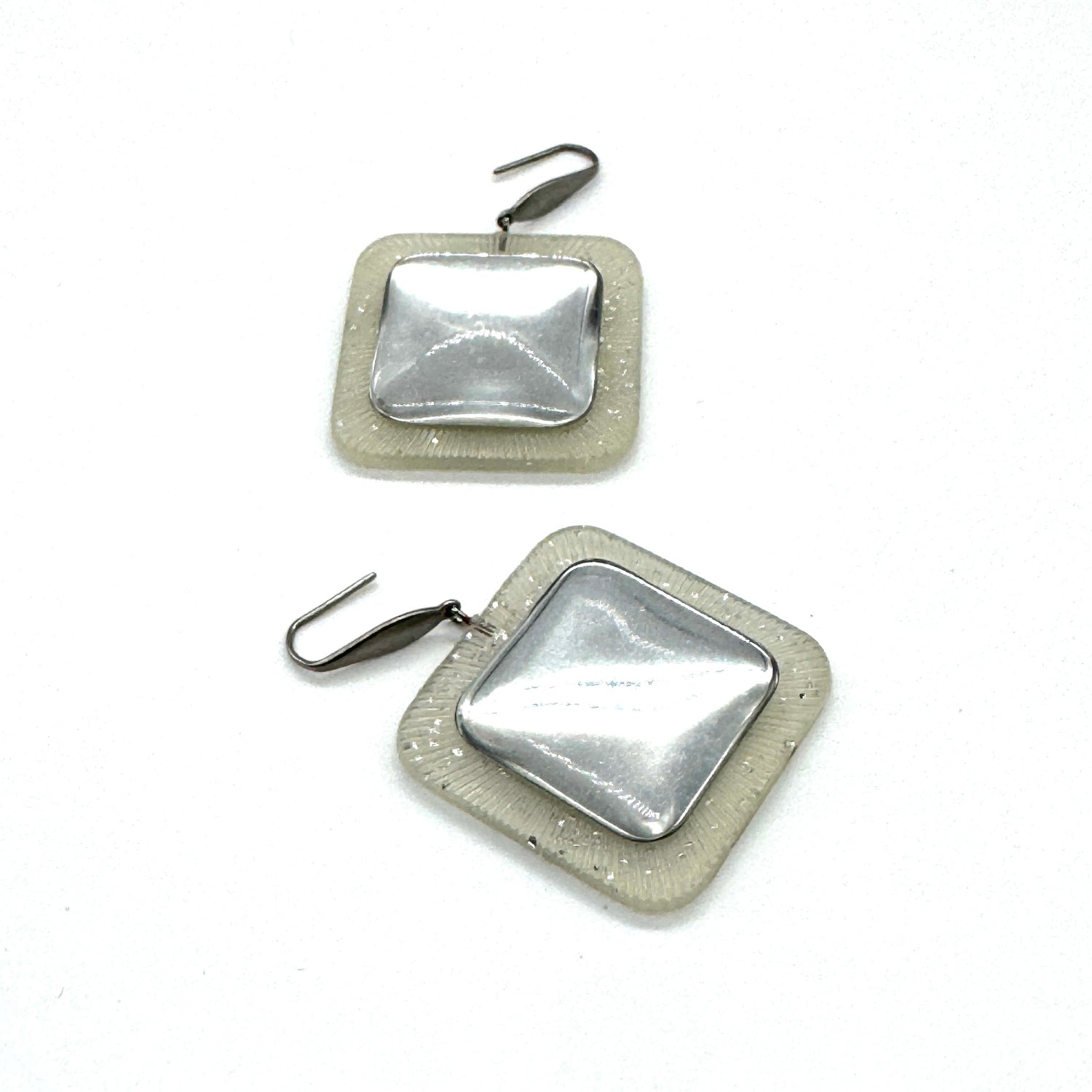 Glitter Strategy Drop Earrings