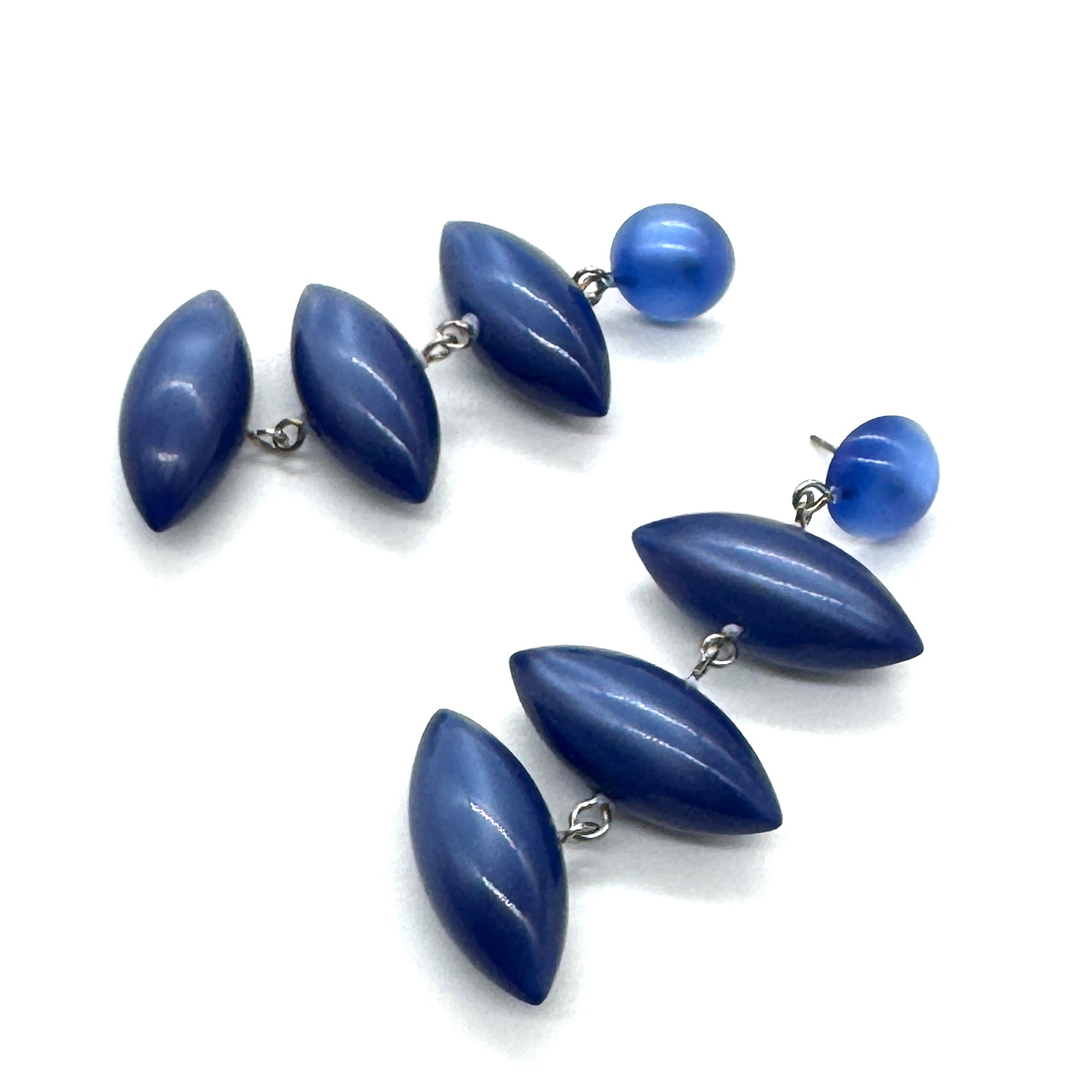 Sapphire Glow Drop Earrings