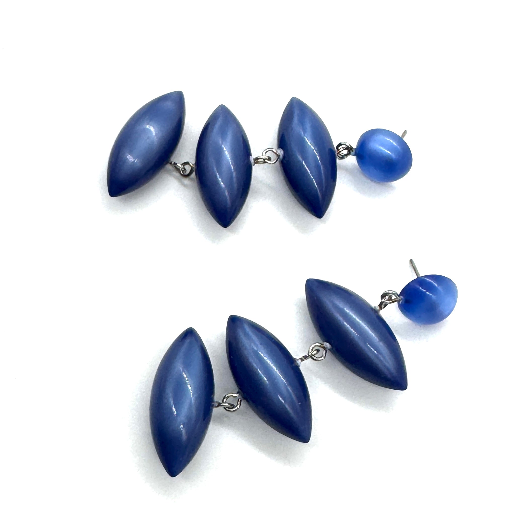 Sapphire Glow Drop Earrings